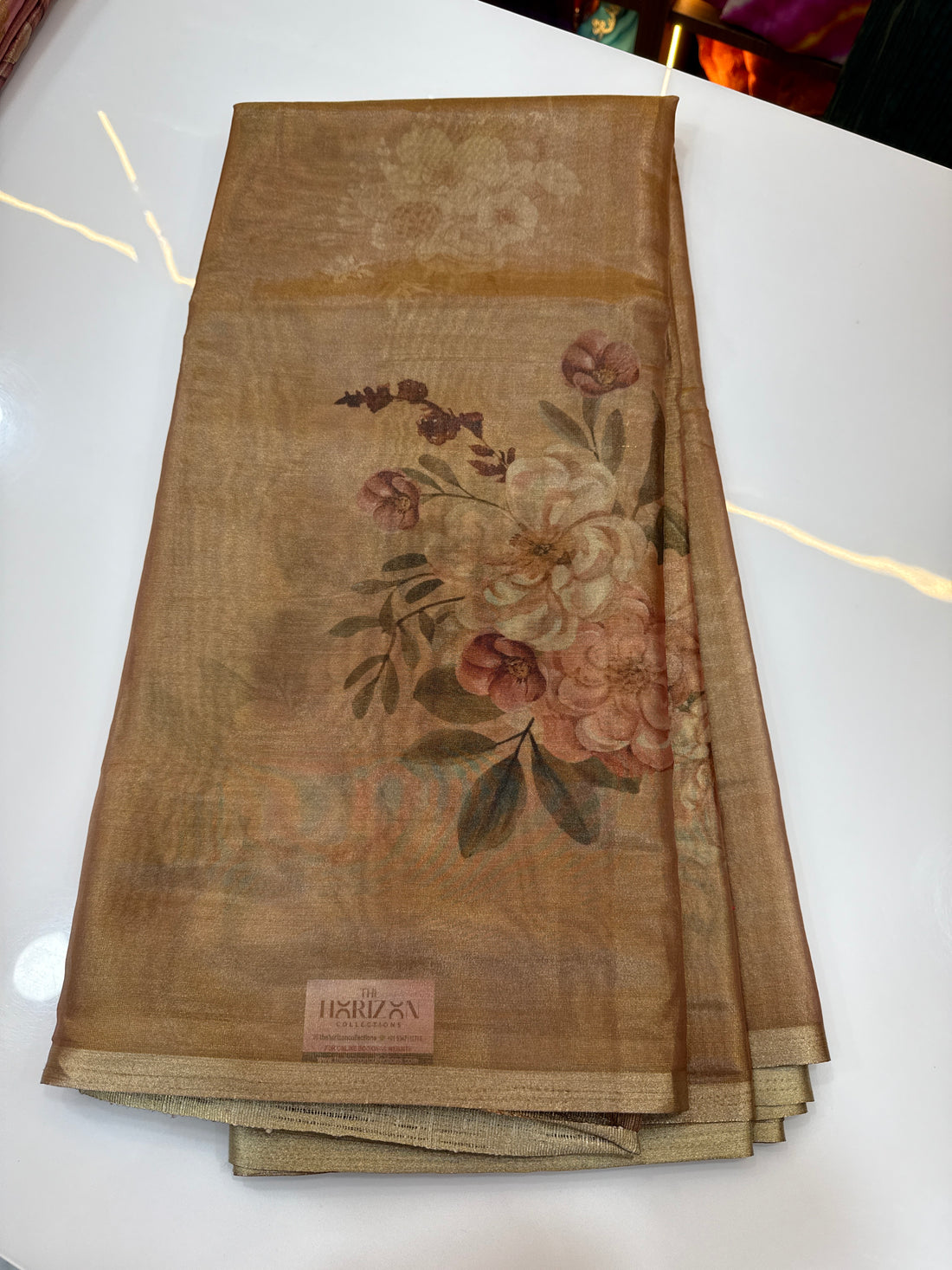 Soft Floral organza