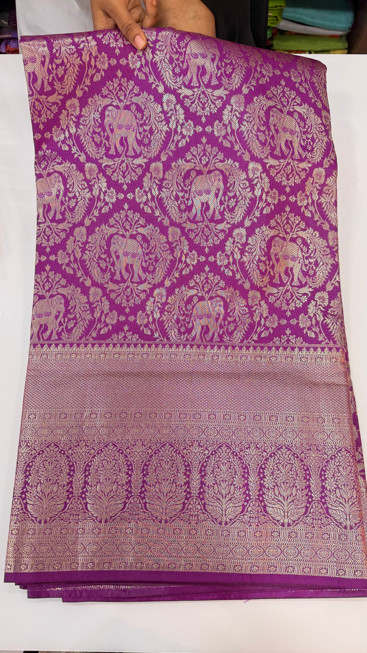 Bridal Meenakari sarees