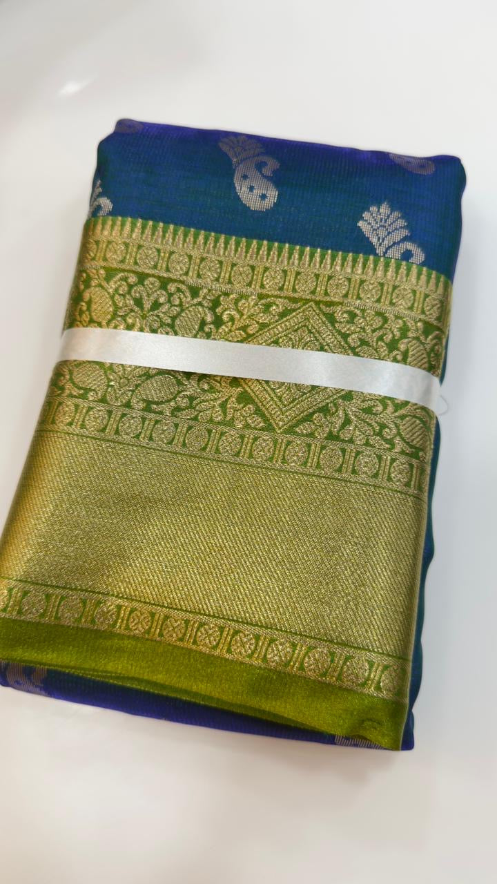 Soft Kanchi Patti inspired sarees