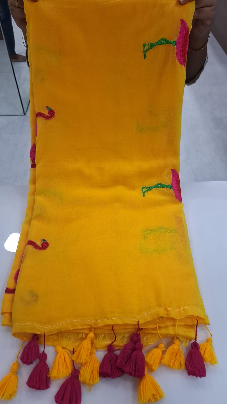 Mul cotton saree