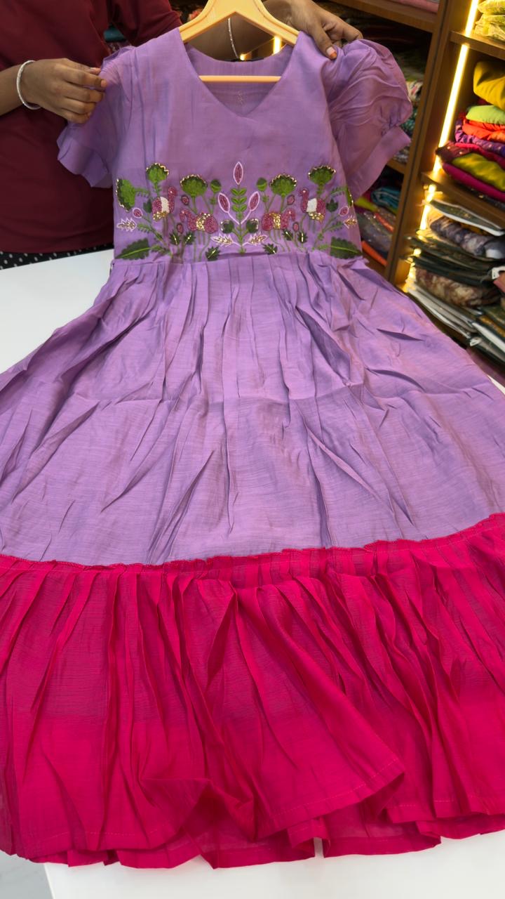 Frocks with maggam work