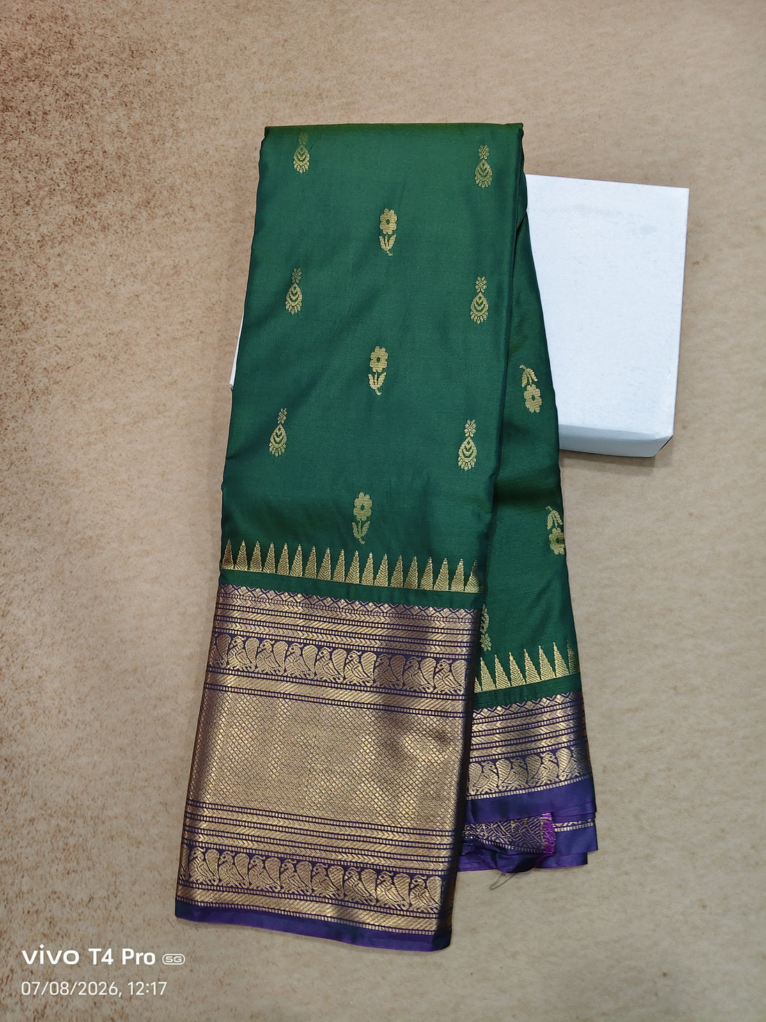 Vintage semi Kanchi pattu sarees