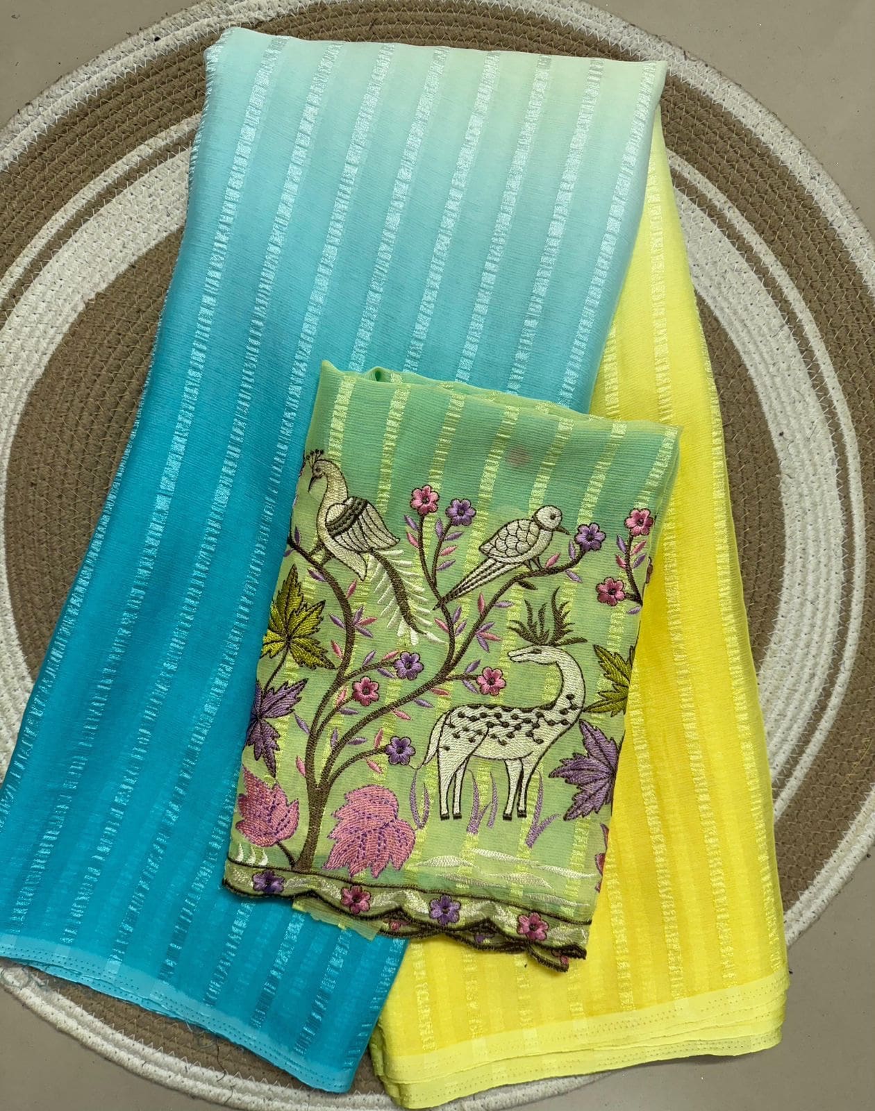 Dual Shade Sarees