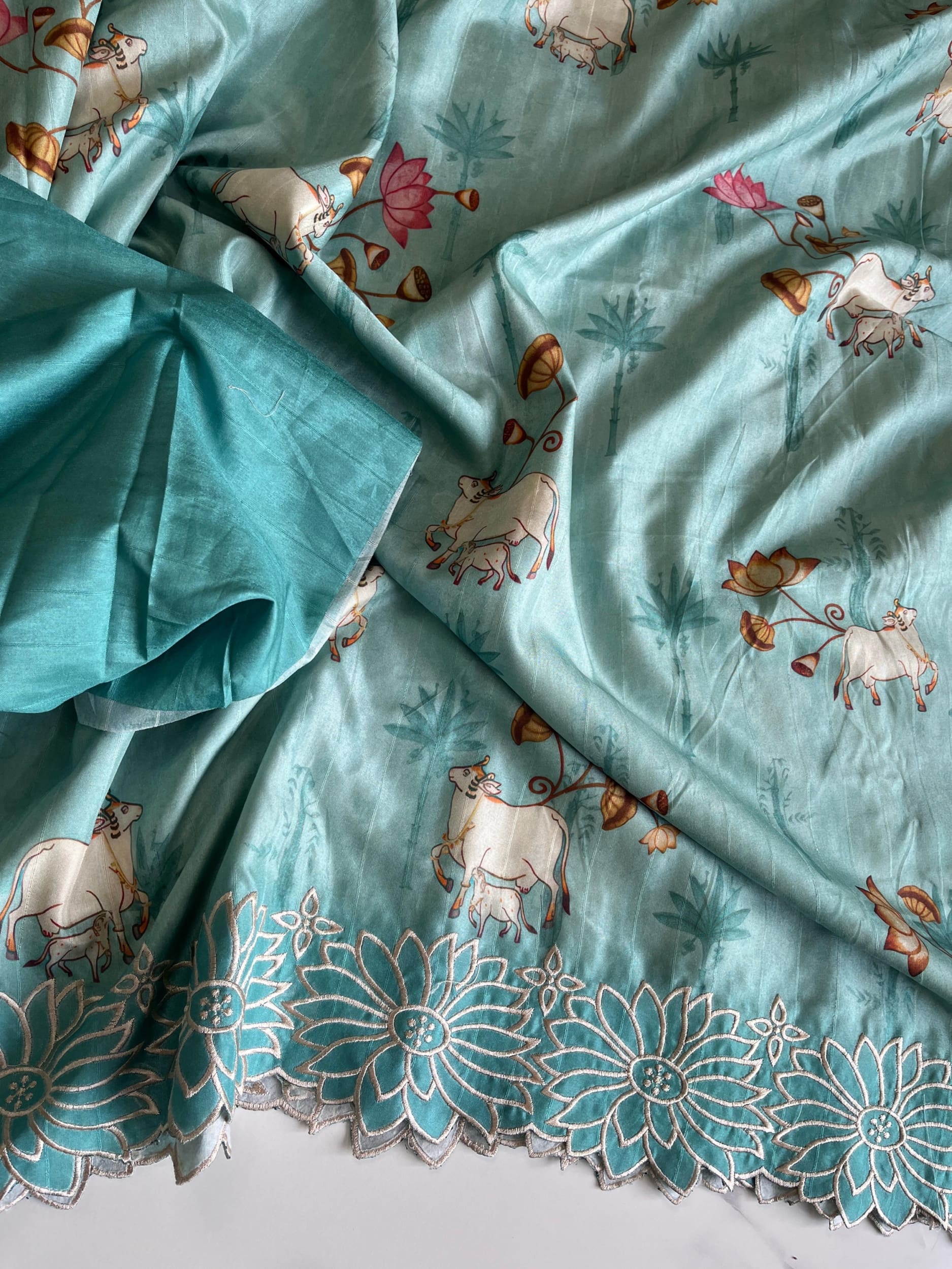 Pichwai Tussar Saree