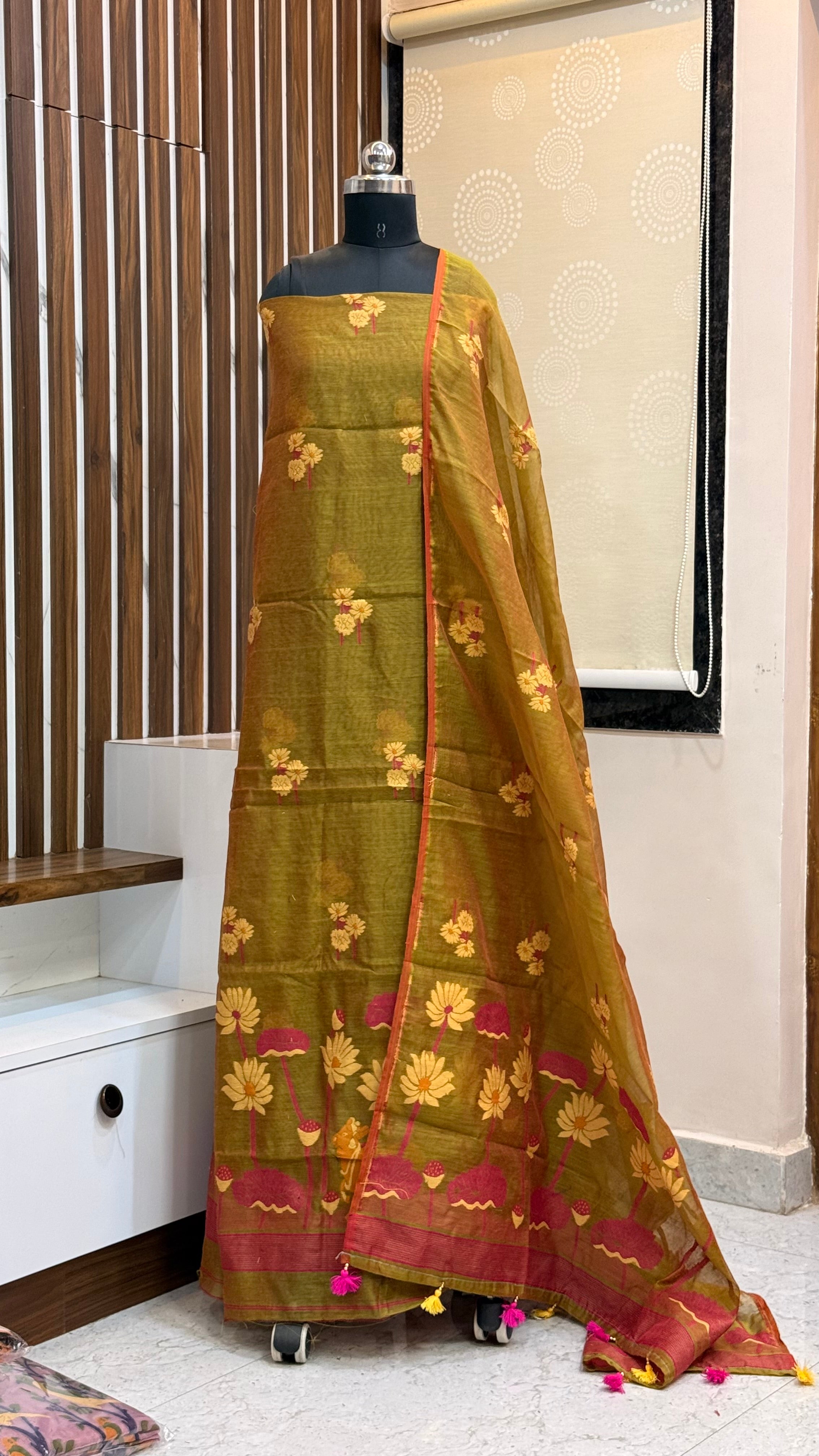 Jamdhani dress materials