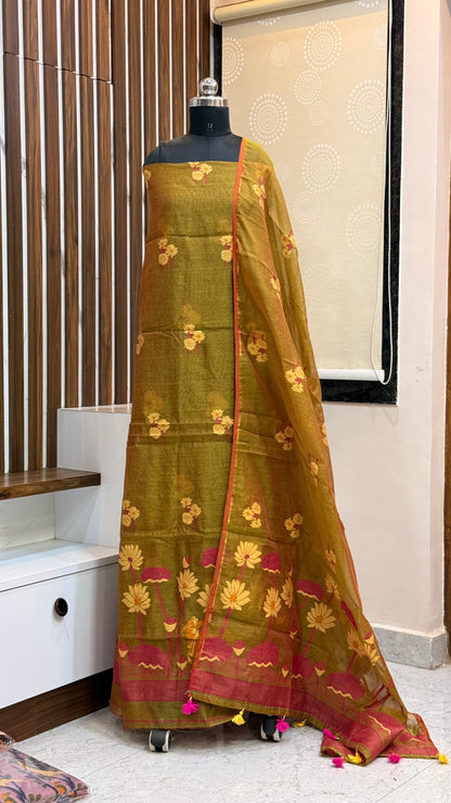 Jamdhani dress materials