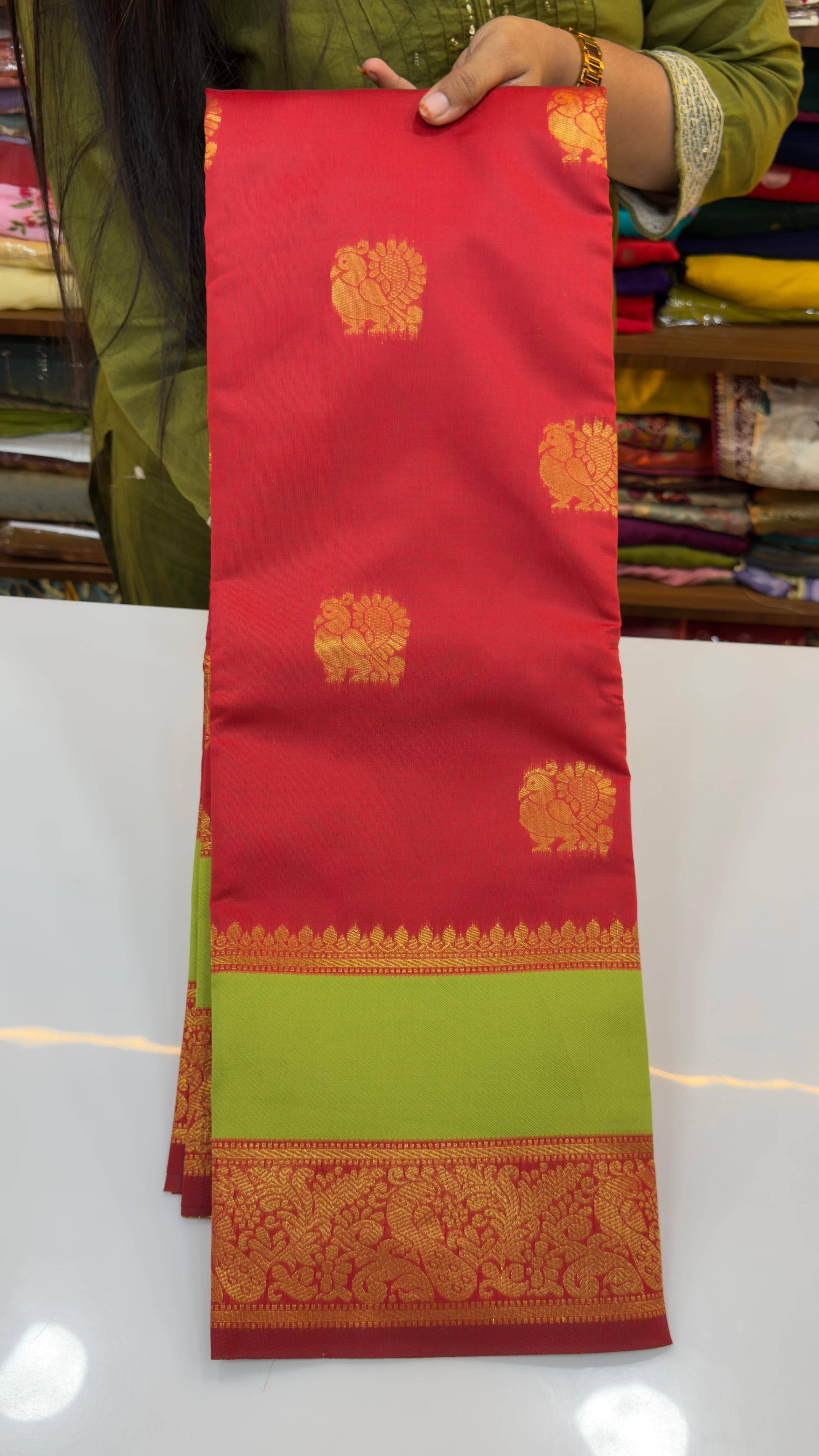 Vintage style soft pattu sarees