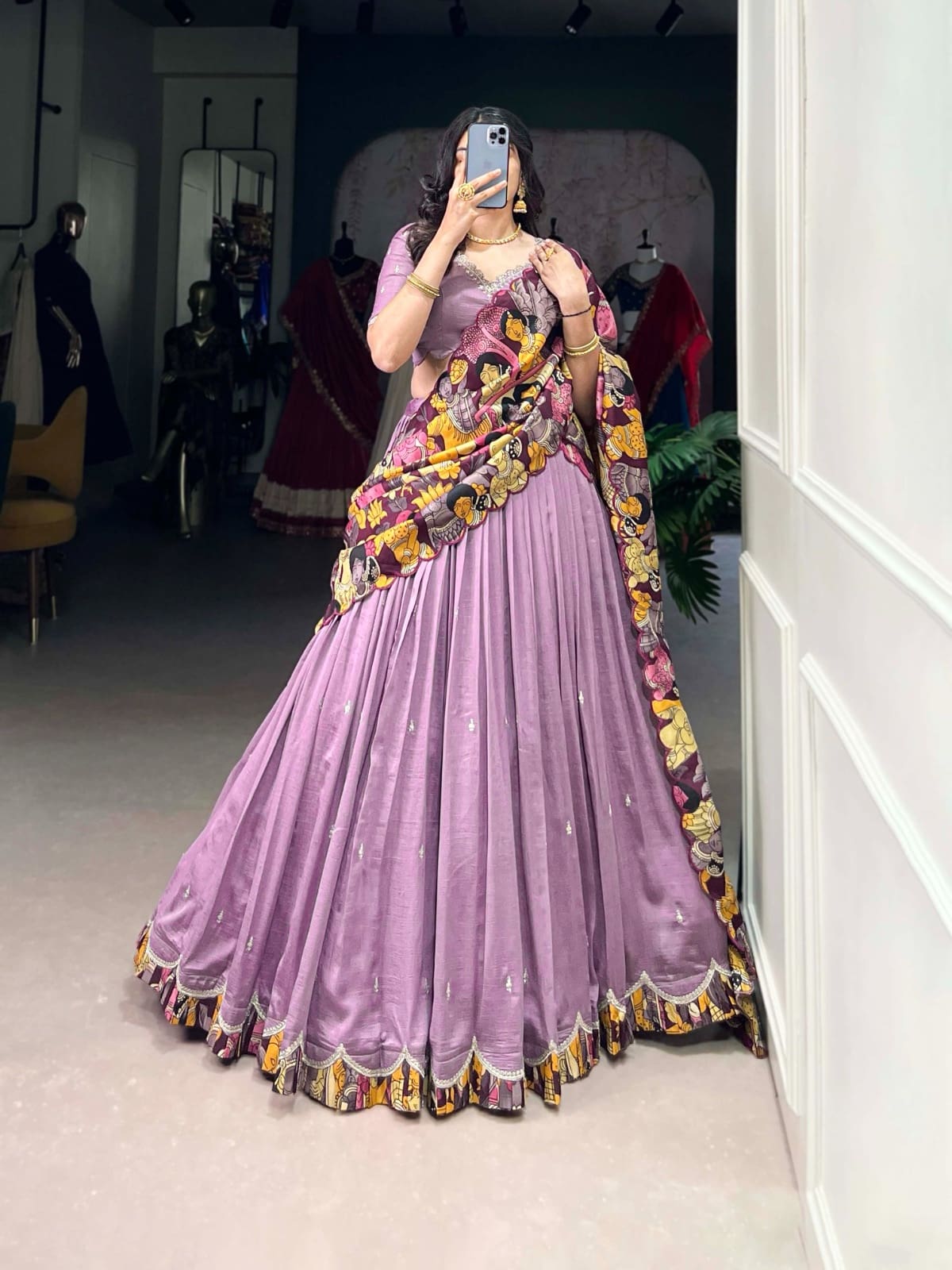 Kalamkari lehenga