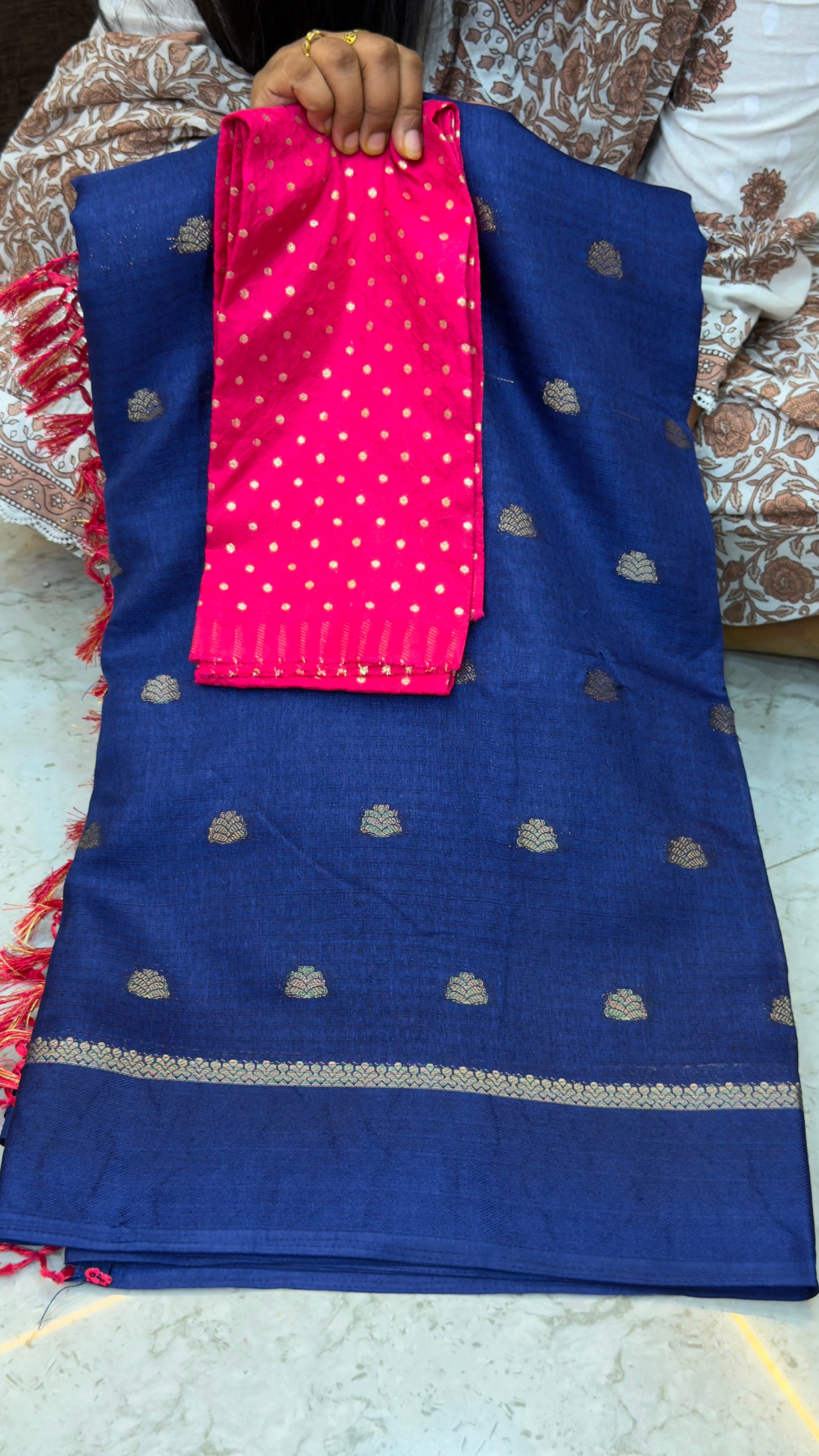 Tussar Banarasi Georgette saree