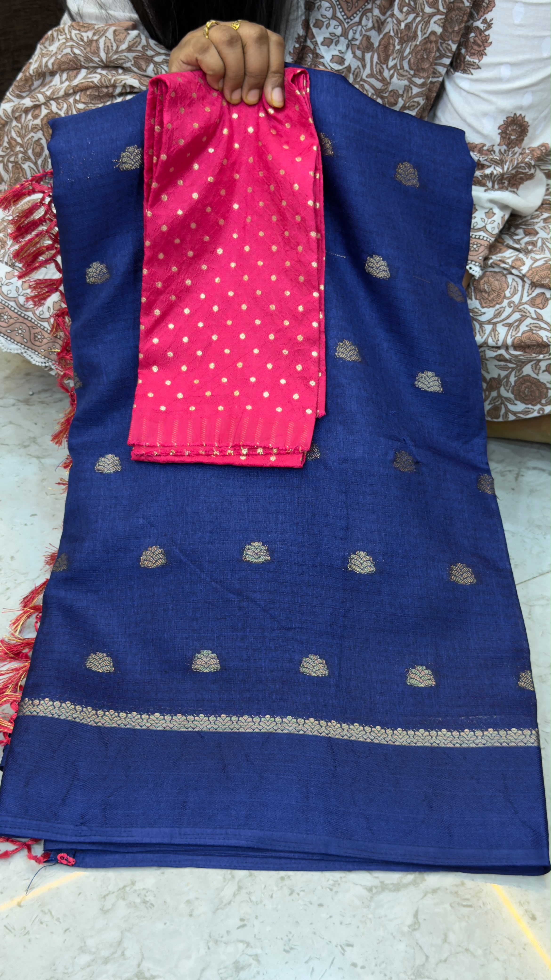 Tussar Banarasi Georgette saree
