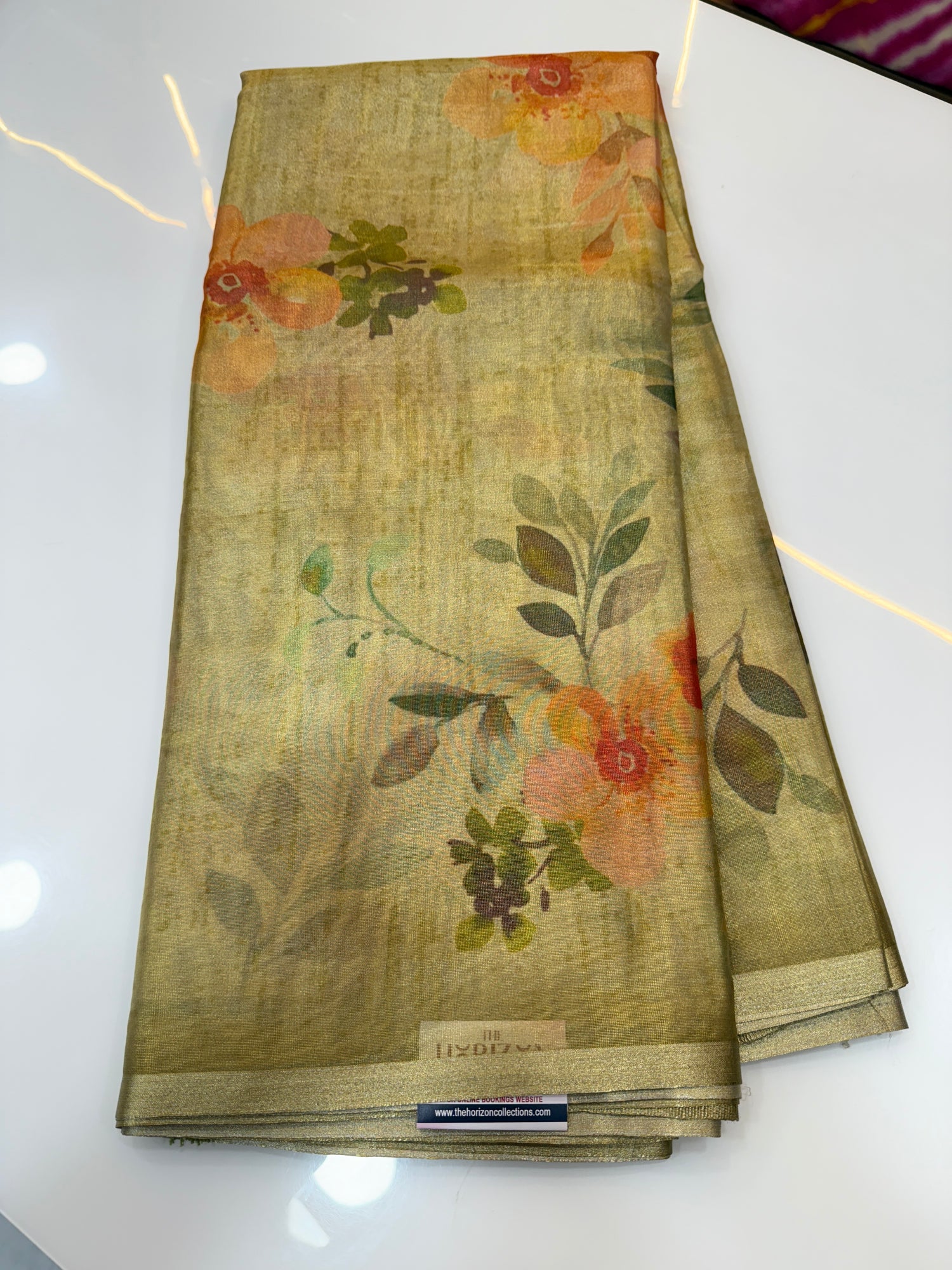 Soft floral Organza Saree