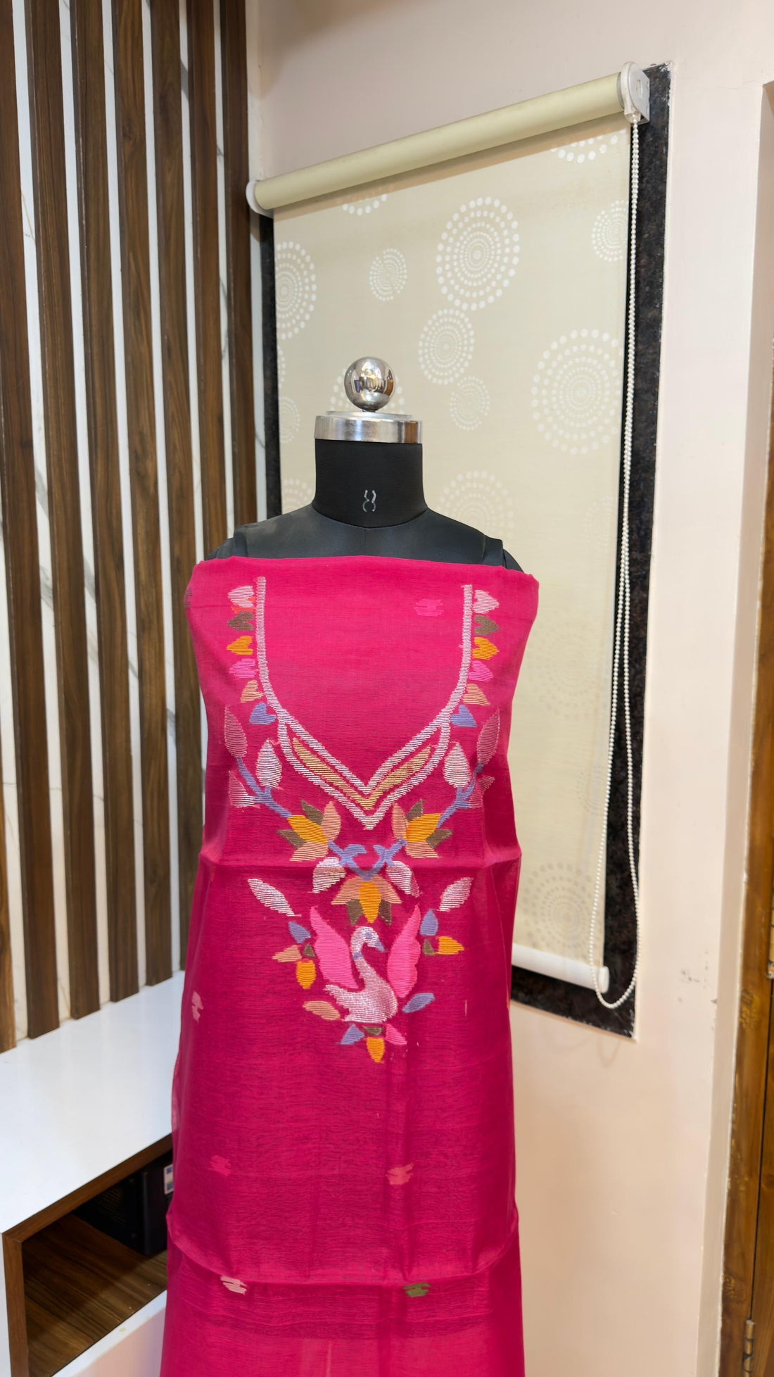 Handloom Muslin Jamdhani Dress materials