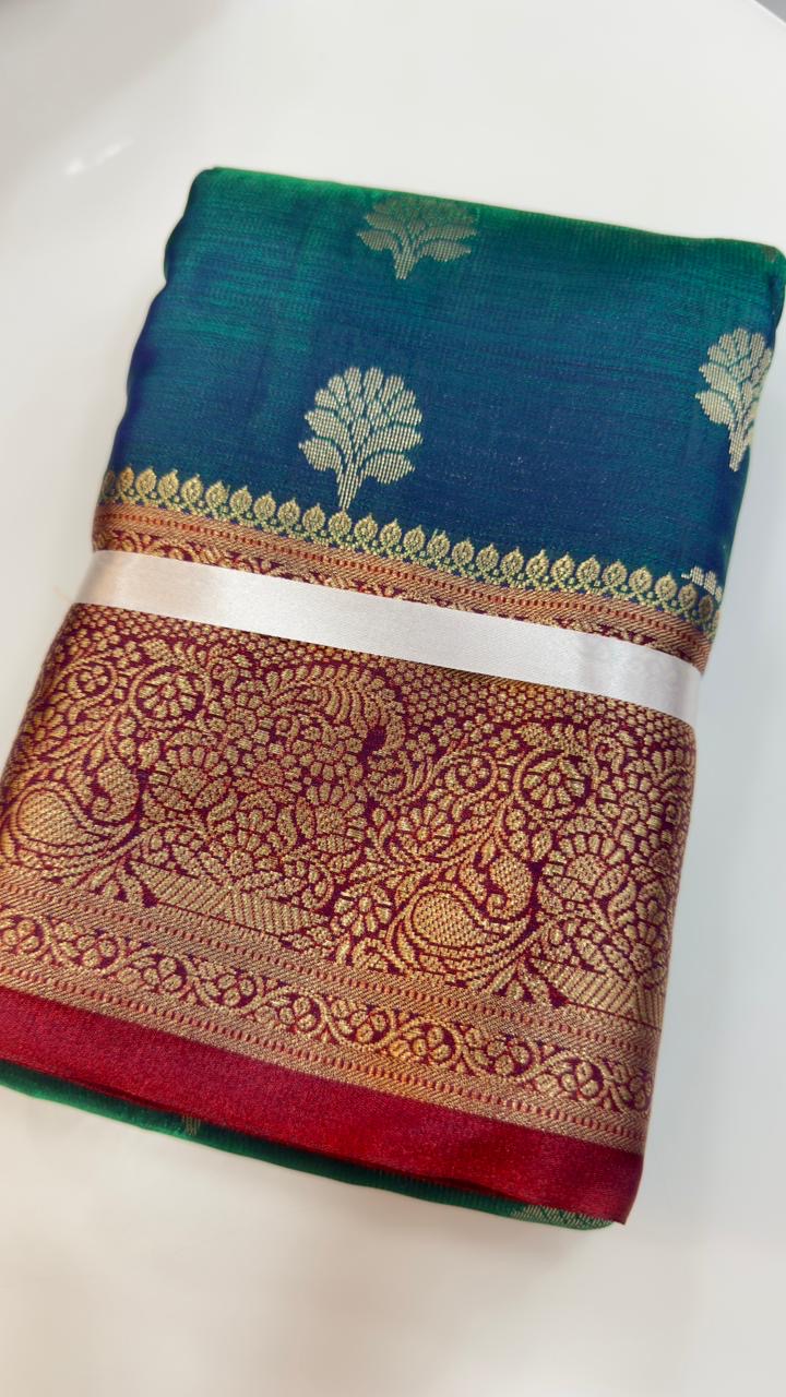 Soft Kanchi Patti inspired sarees