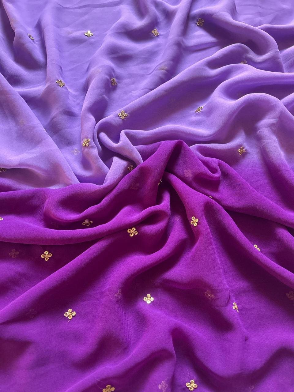 Dual Shade party wear saree