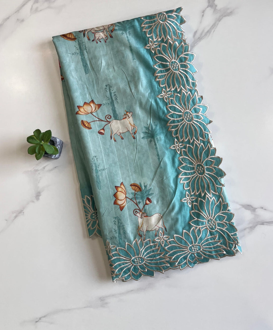 Pichwai Tussar Saree