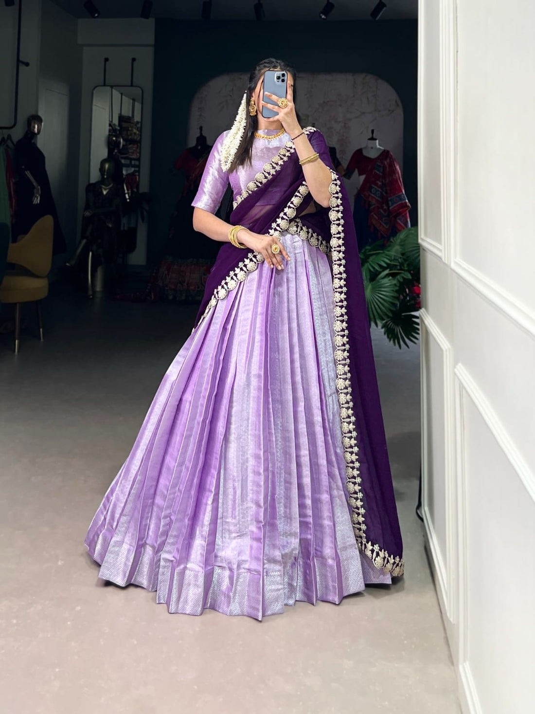Lavender Lehenga