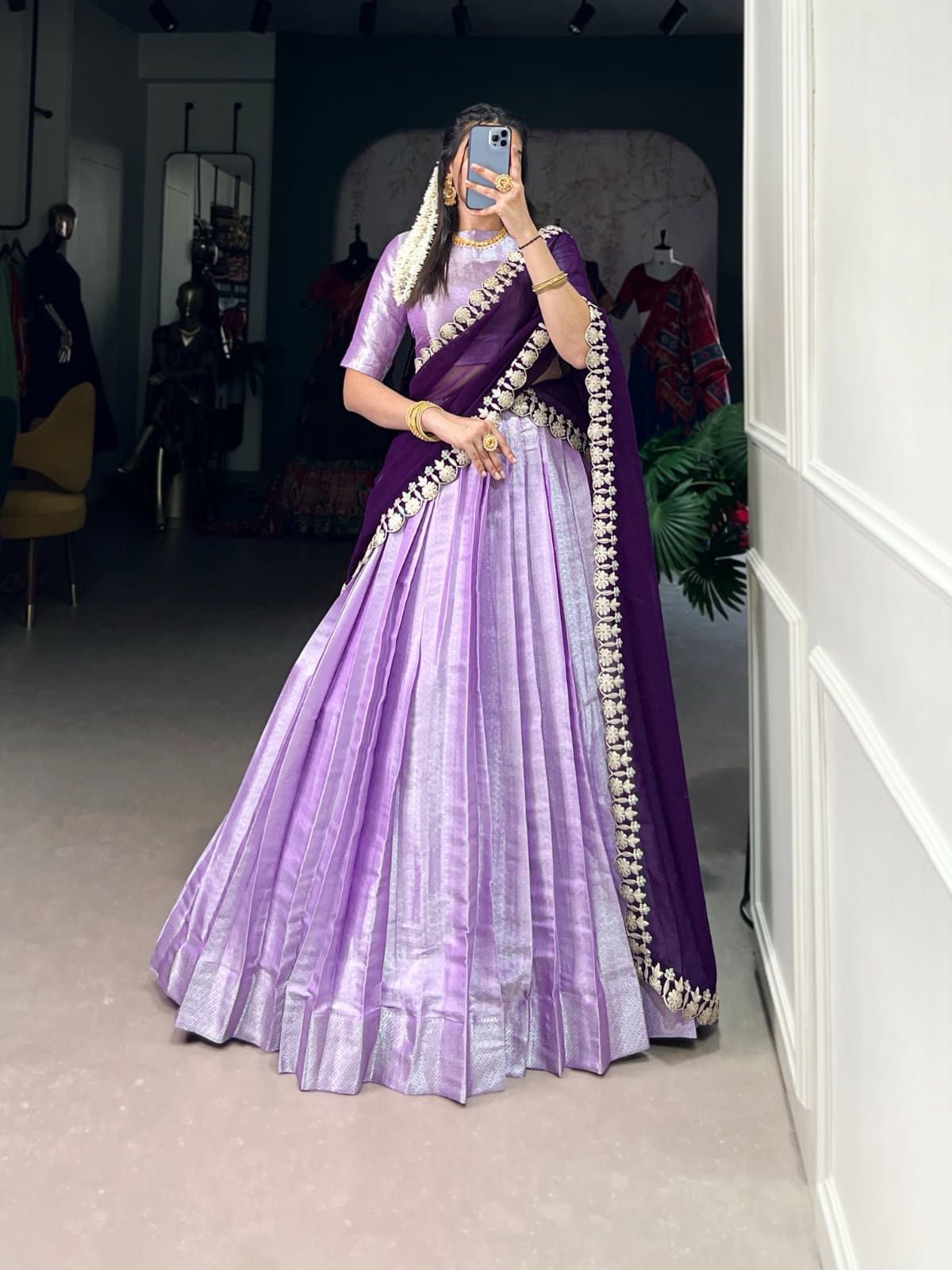 Lavender Lehenga