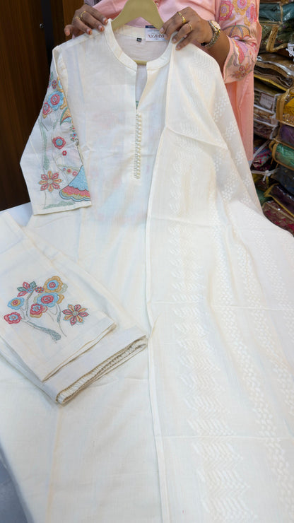 High neck three piece set