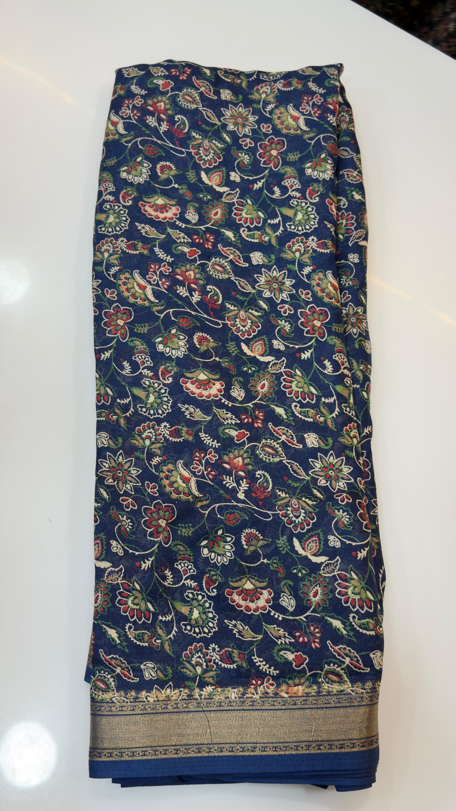 Kalamkari marshmallow sarees