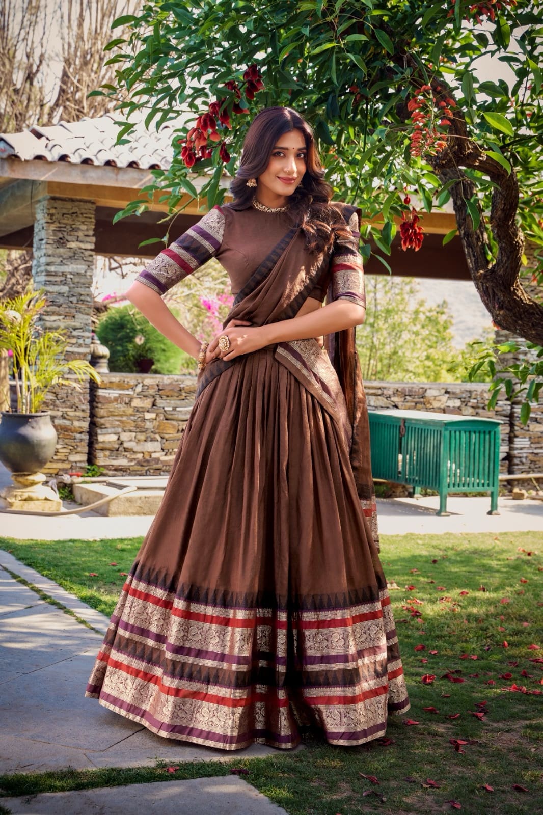 Chanderi Lehenga