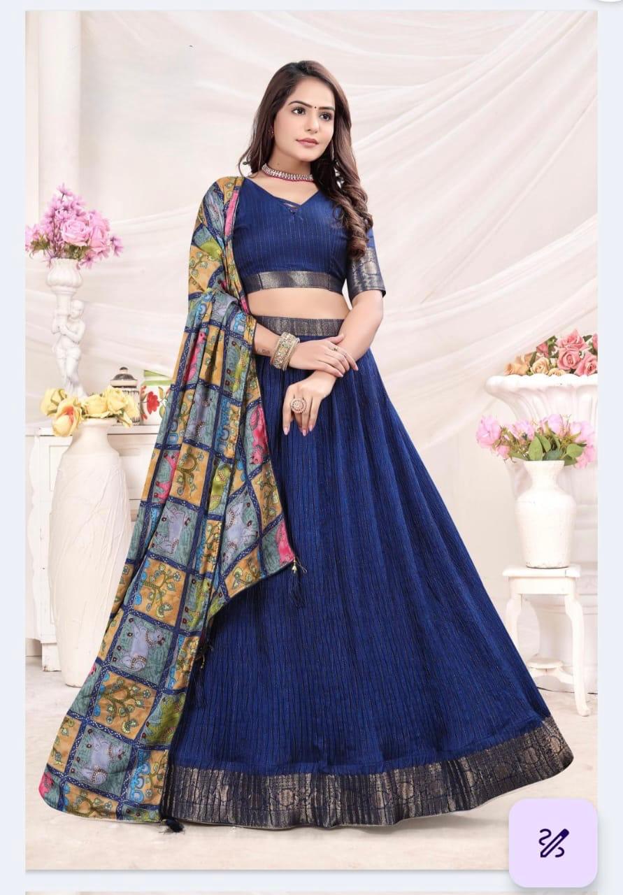 Mangalgiri inspired Lehengas