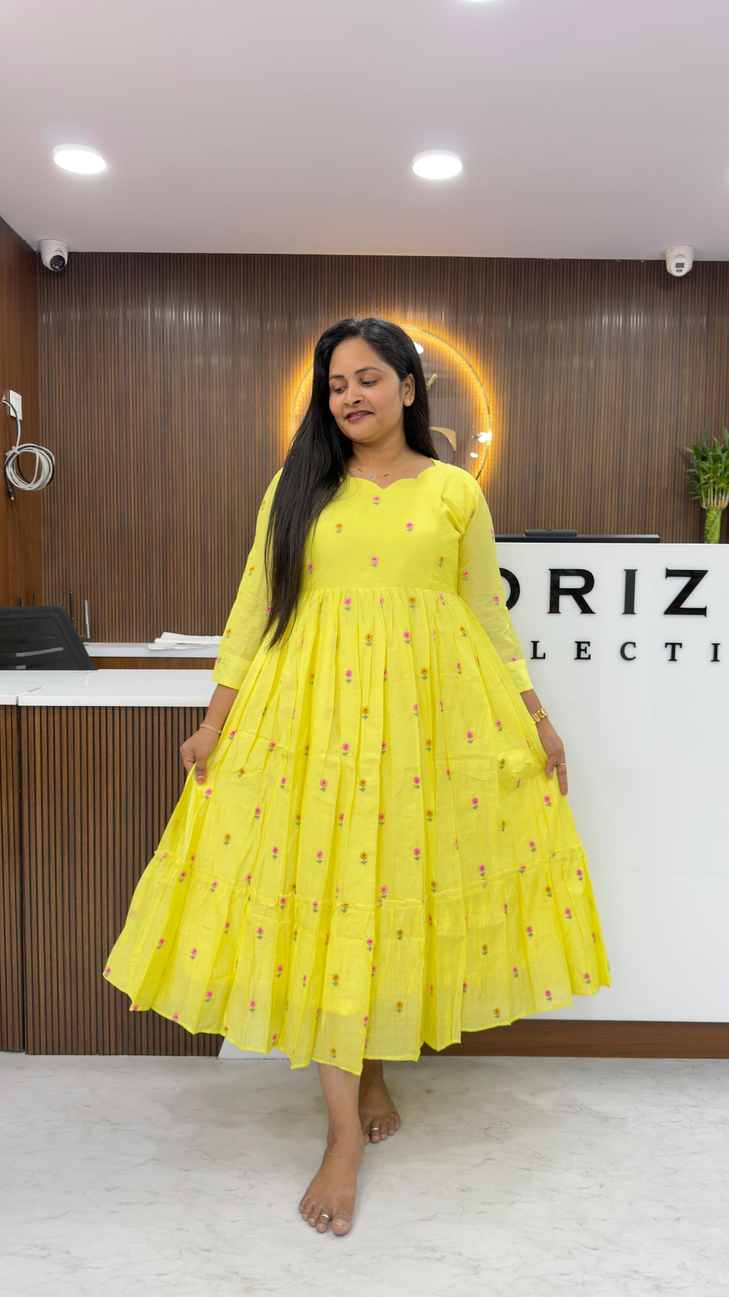 Mul Chanderi customised frocks
