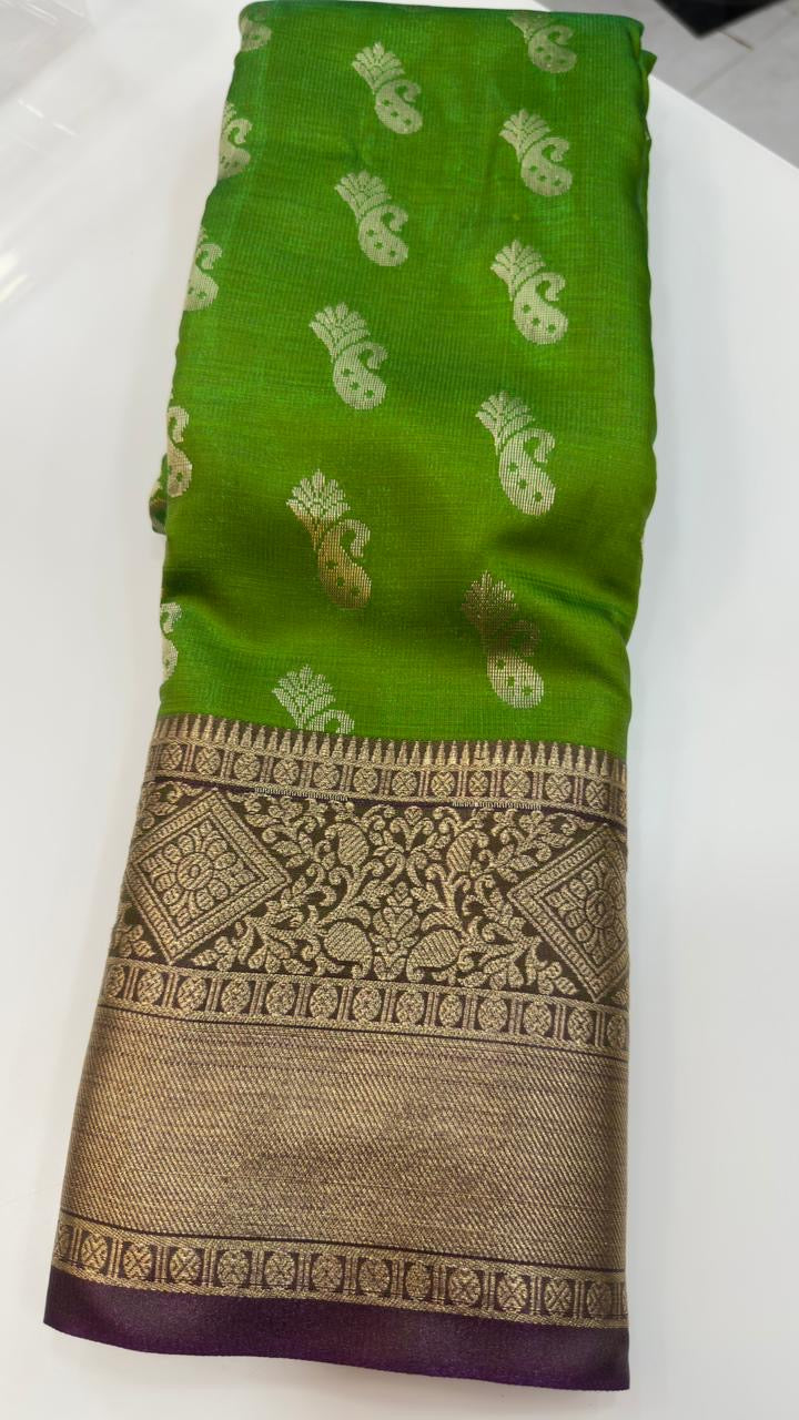 Soft Kanchi Patti inspired sarees