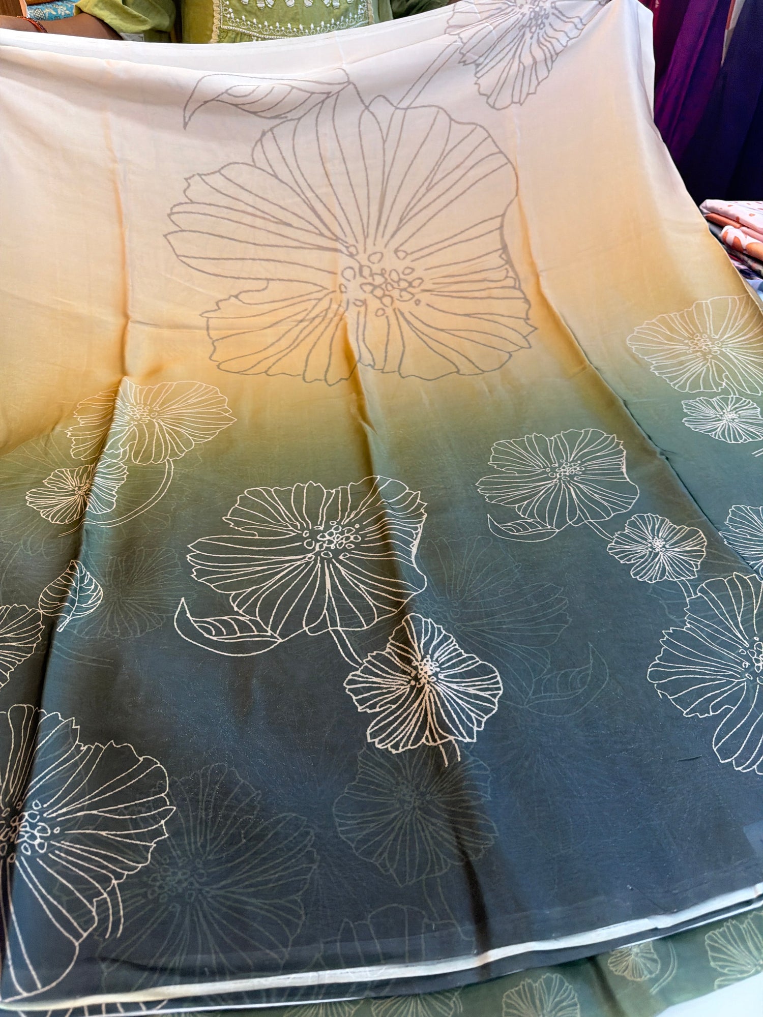 Satin crepe