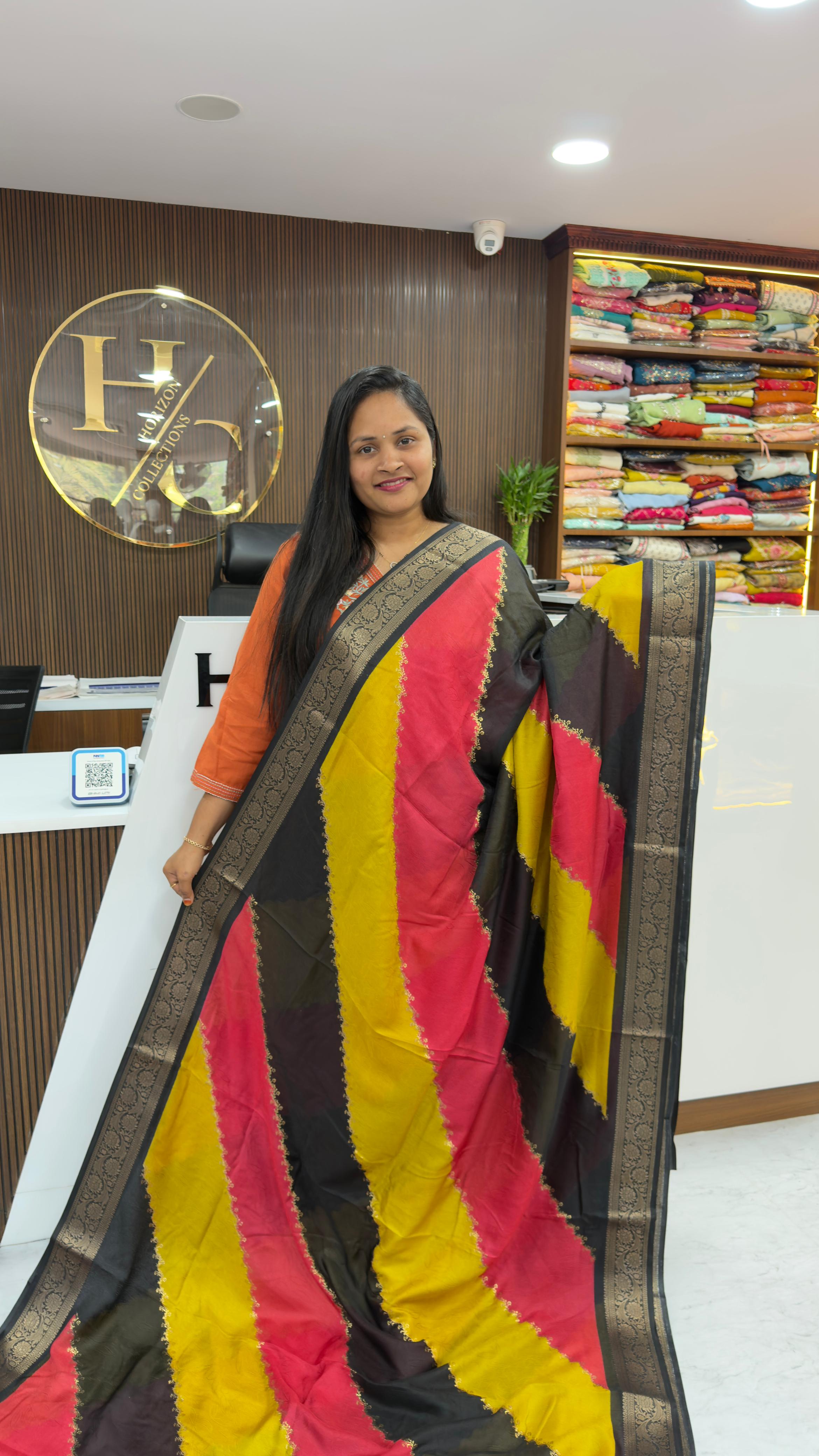 leheriya design Sarees