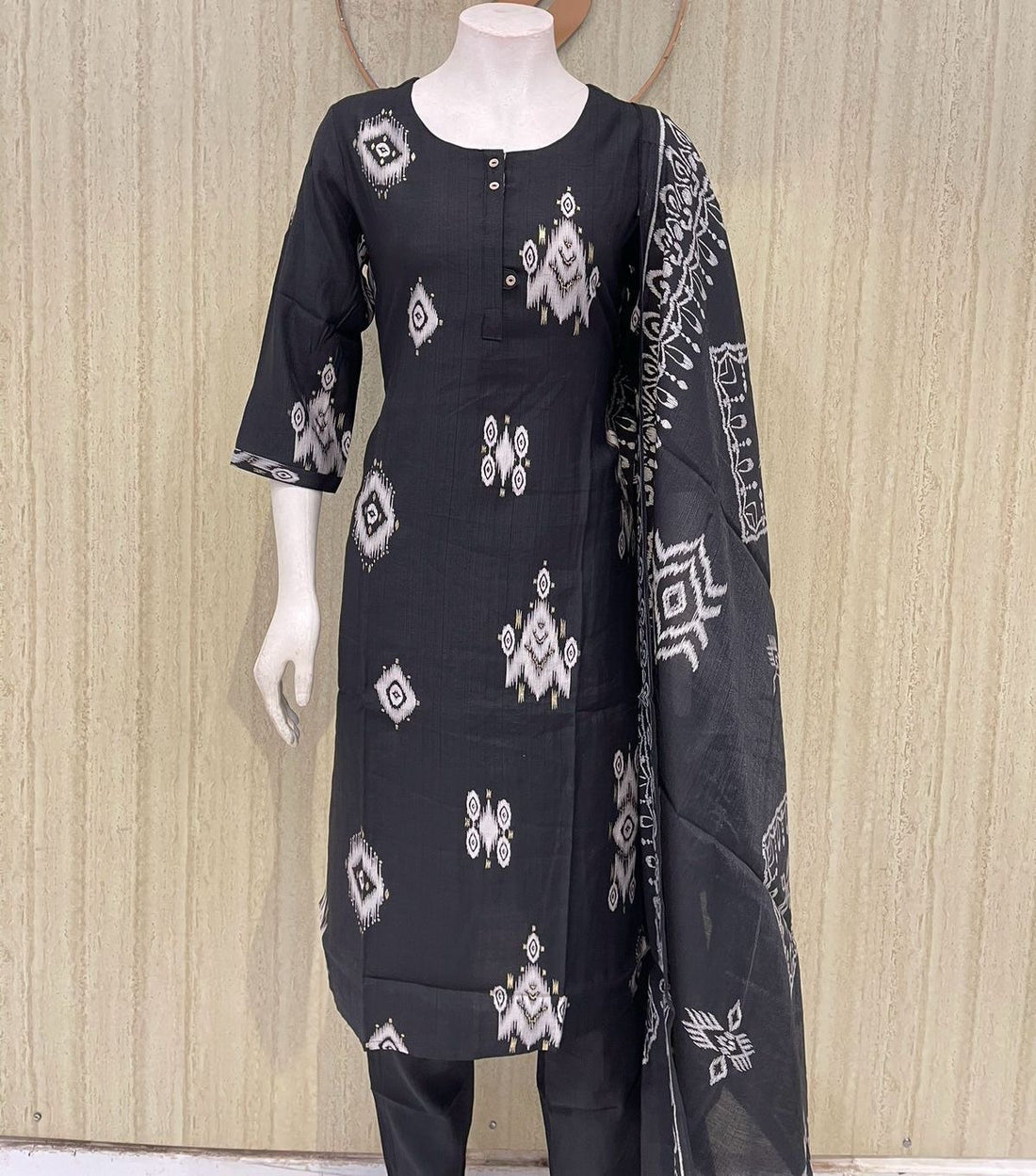 Premium quality vertical fabric 3 piece set