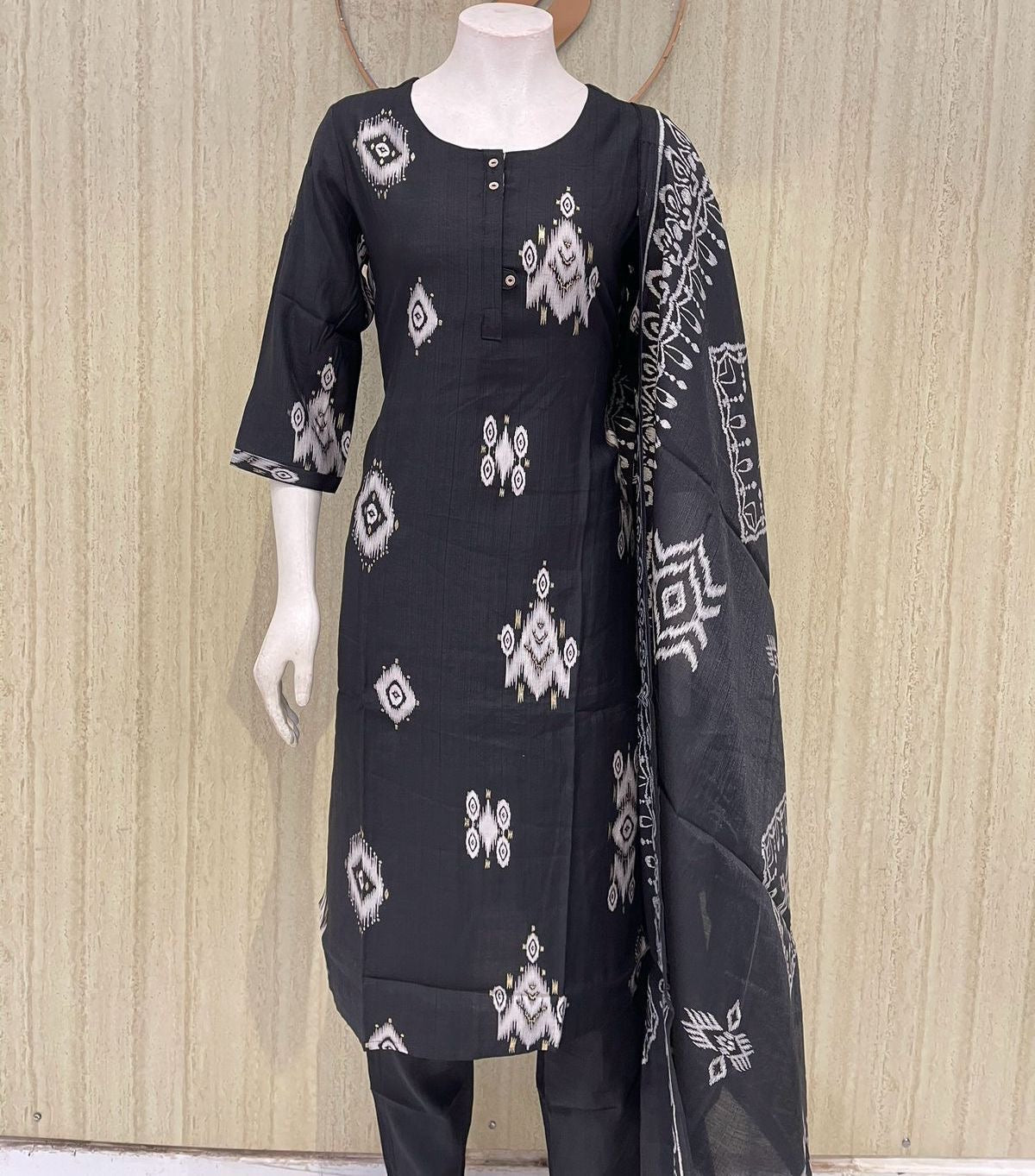 Premium quality vertical fabric 3 piece set