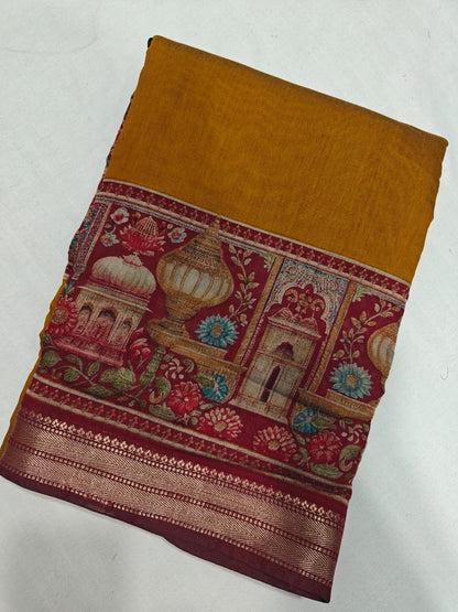 Maheshwari silk saree