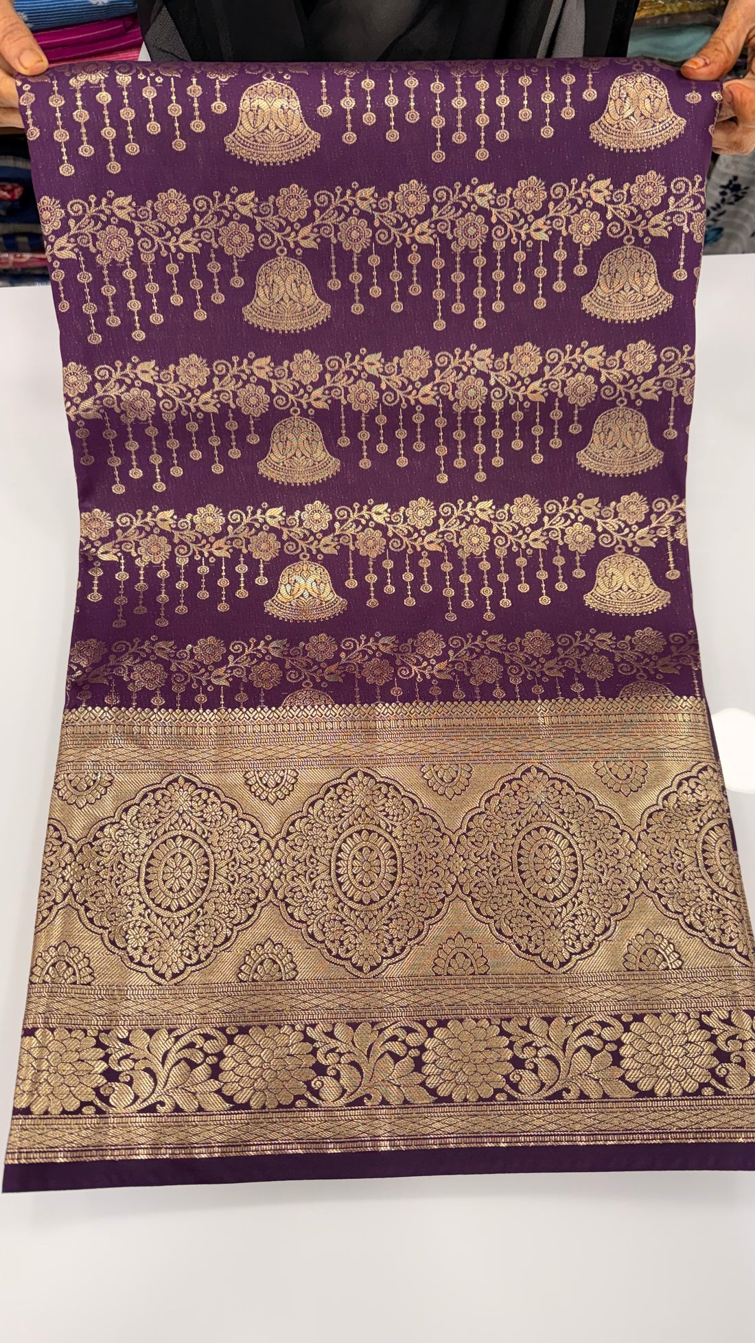Bridal meenakari Pattu saree