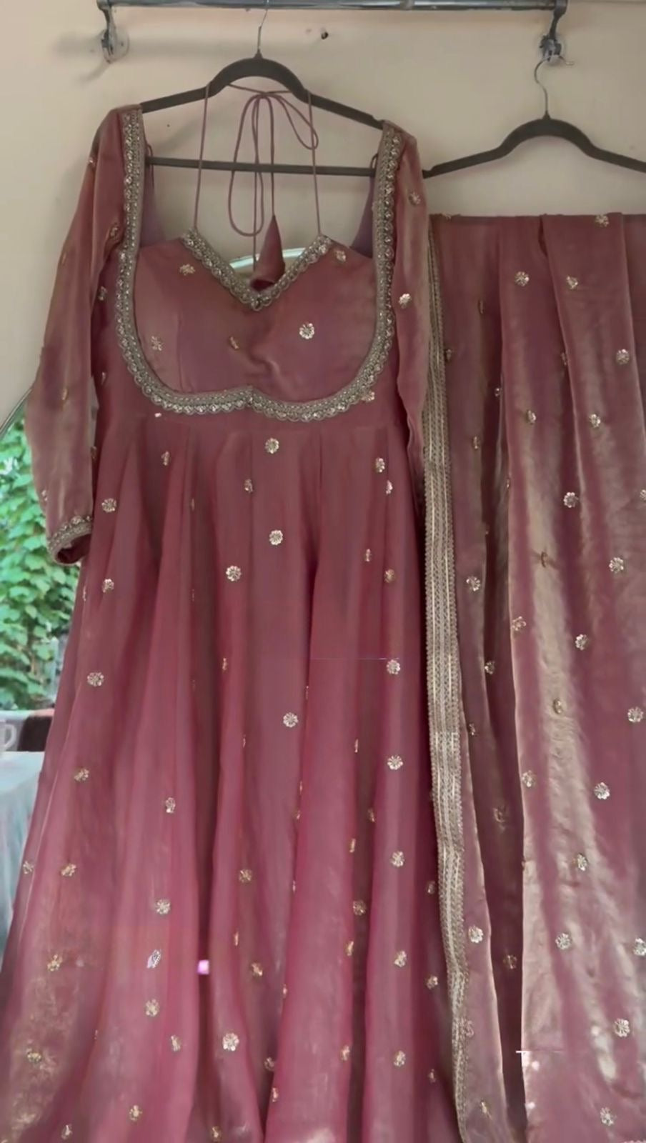 Anarkali three piece set