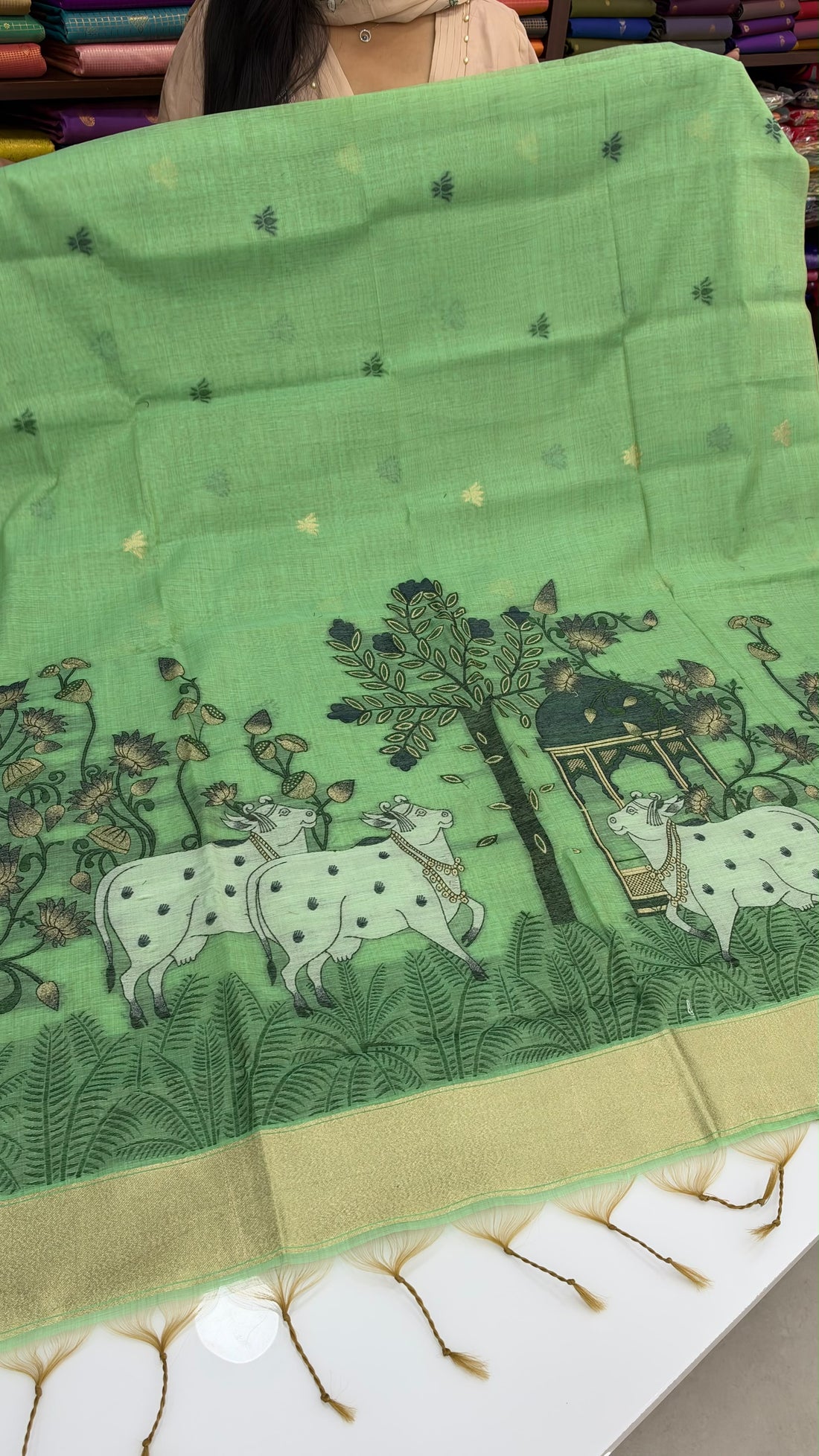 Kandhan cotton fancy sarees