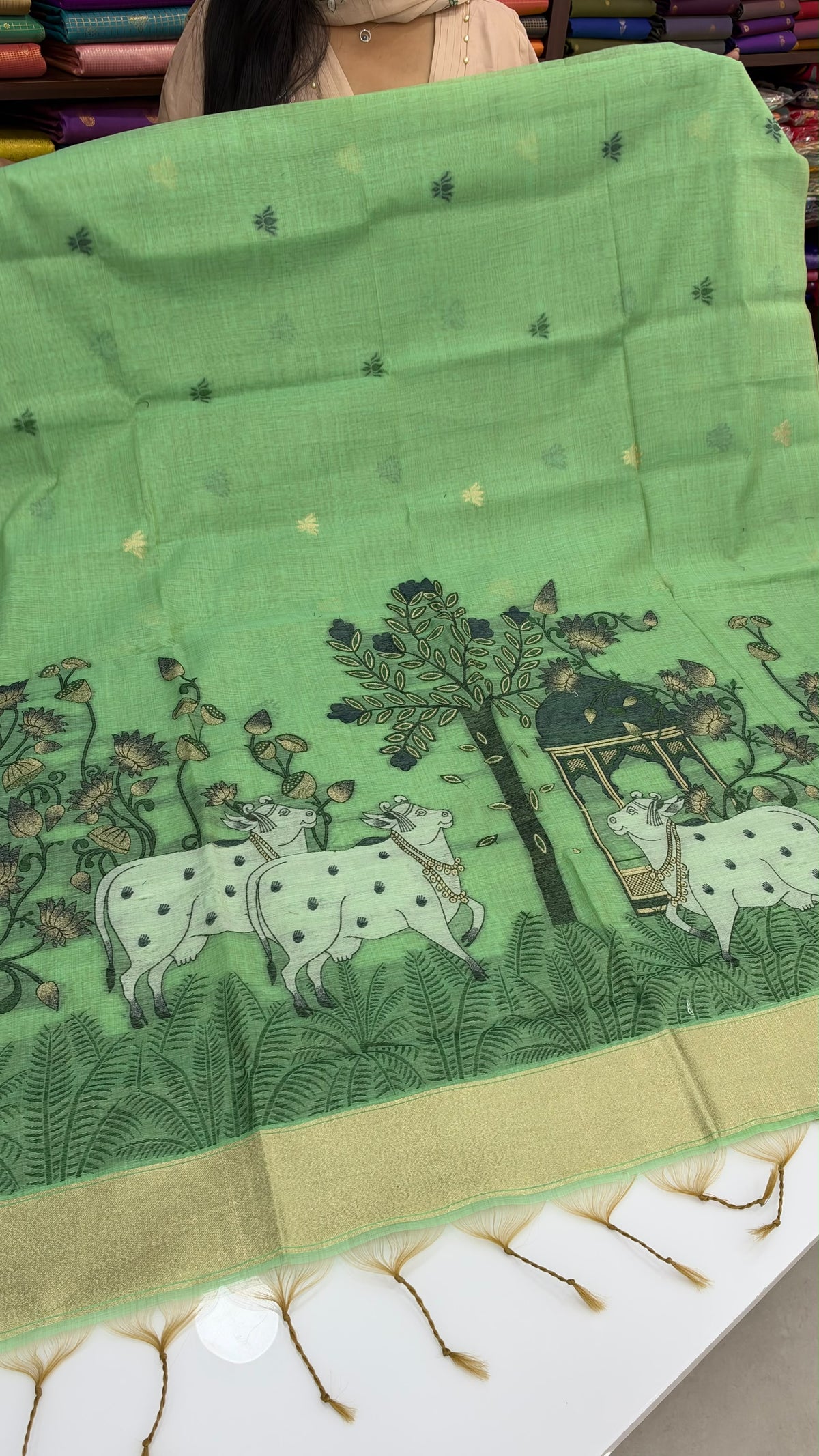 Kandhan cotton fancy sarees
