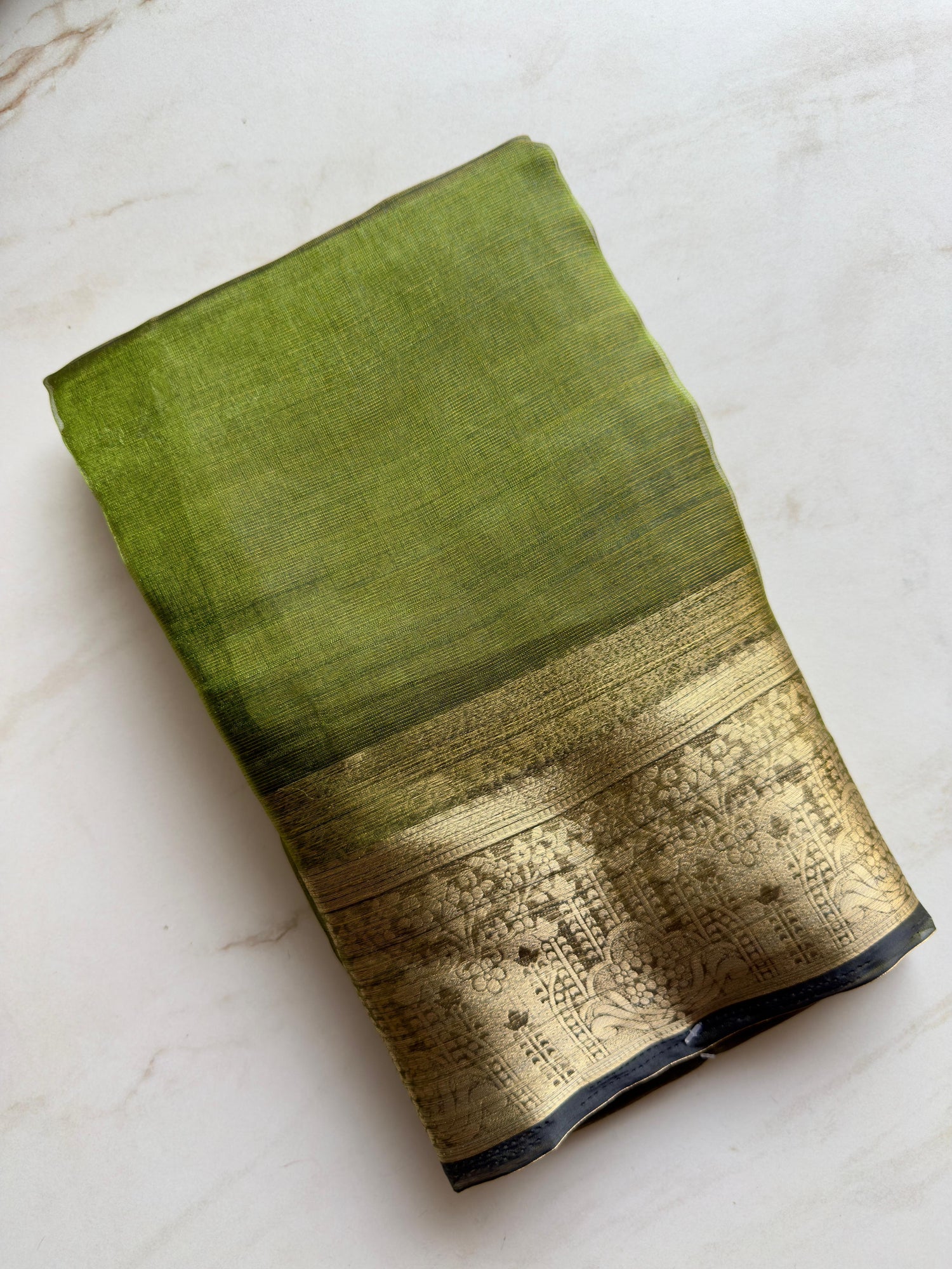 Organza tissue saree