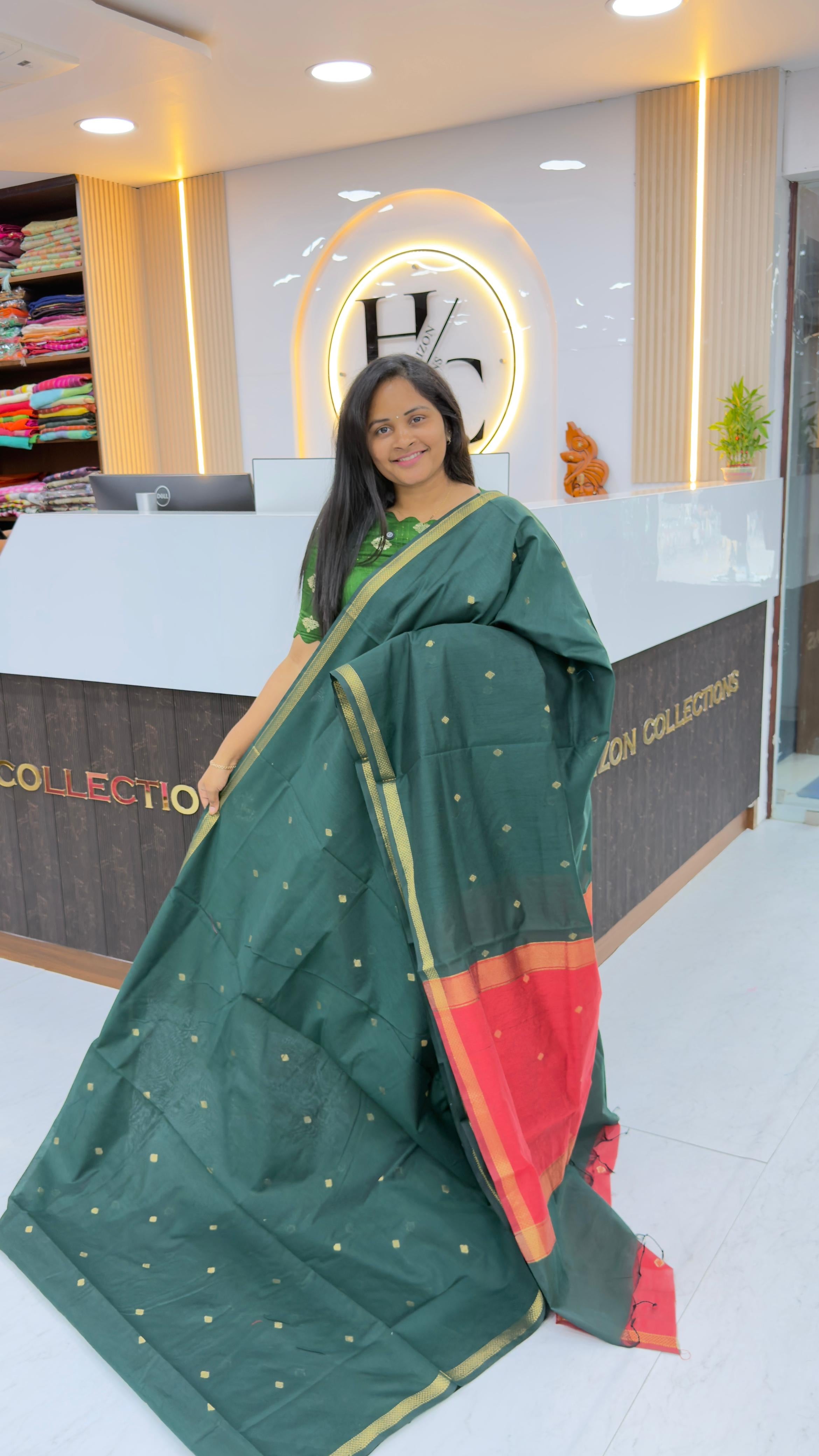 Maheswari cotton silk sarees