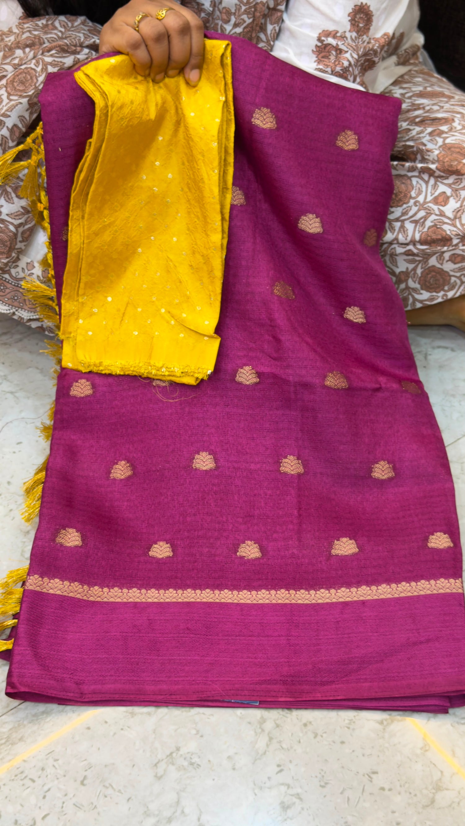 Tussar Banarasi Georgette saree