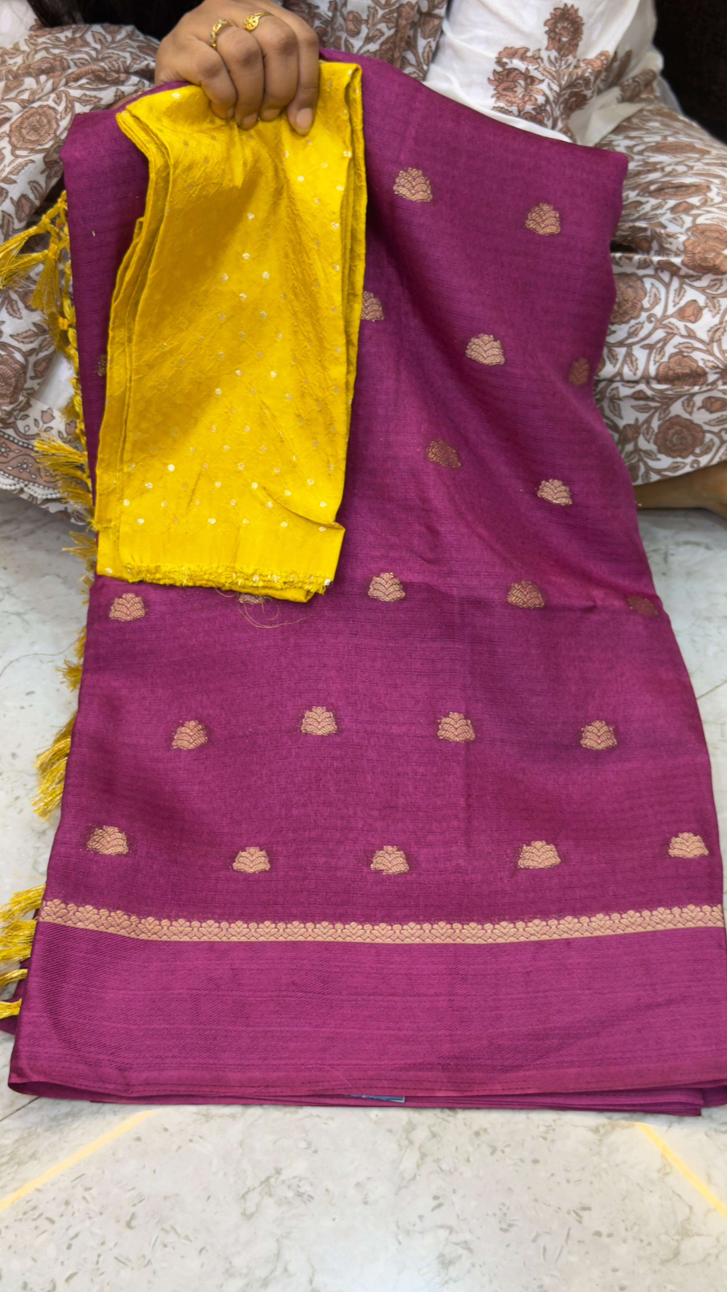 Tussar Banarasi Georgette saree