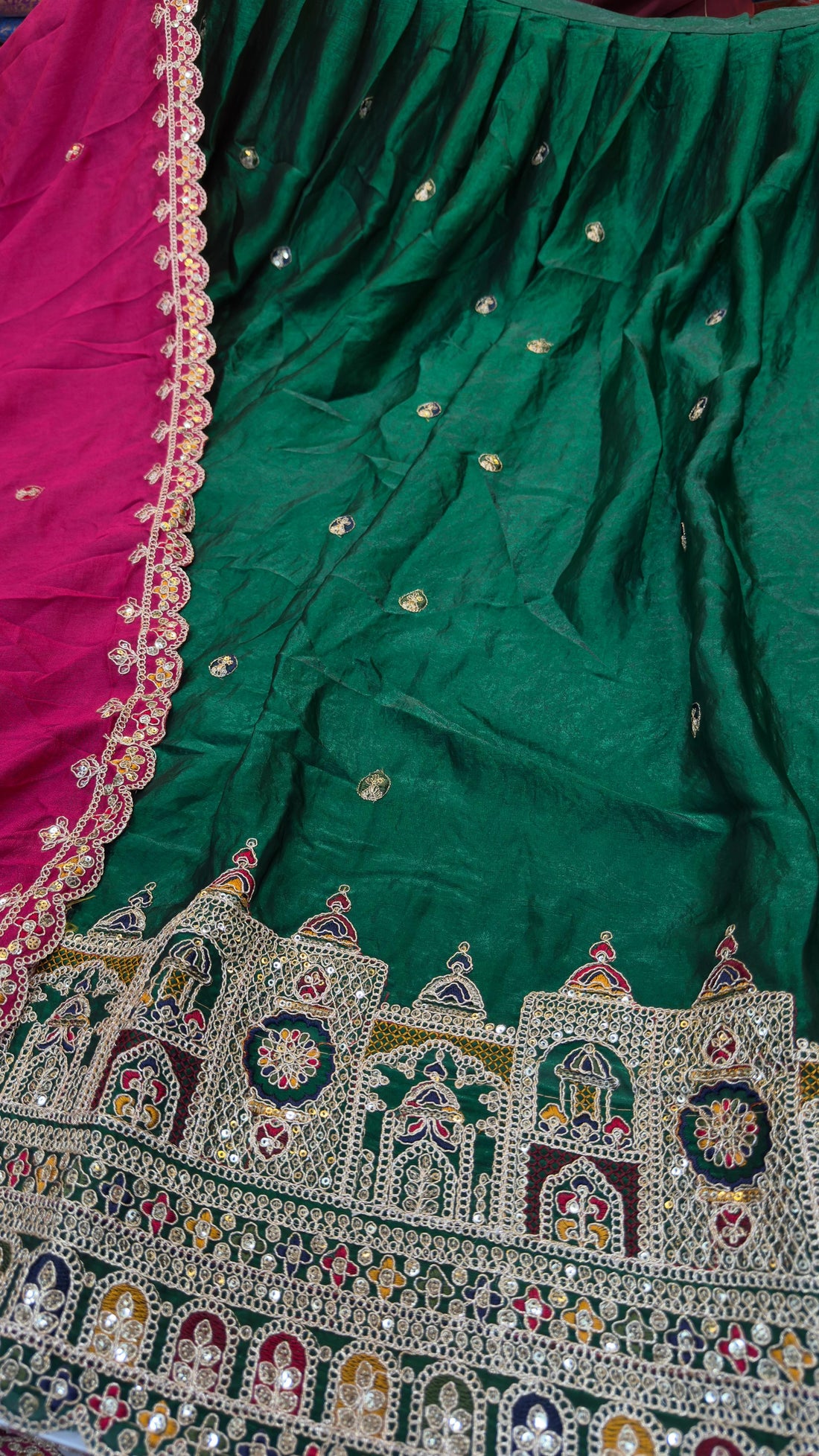 Space silk Lehengas