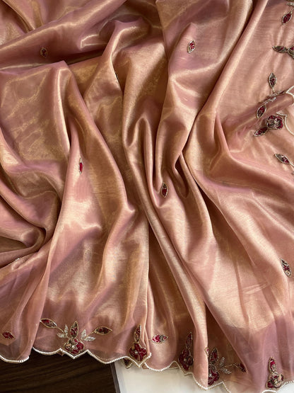 Tail Net Saree