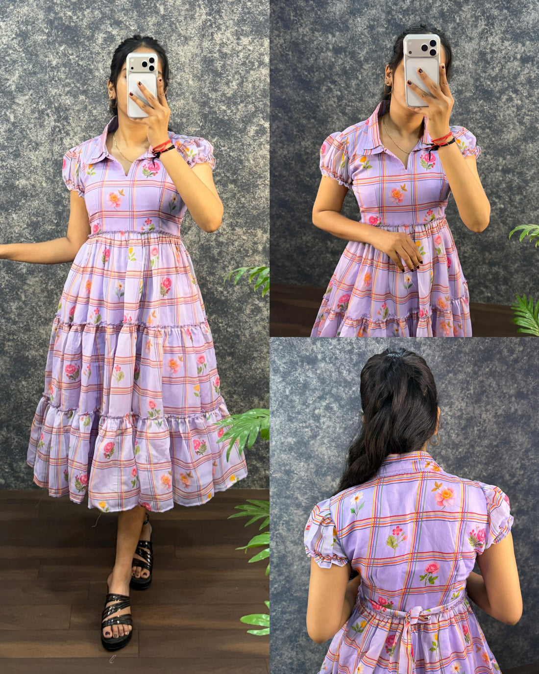 Pure soft mal chanderi frocks