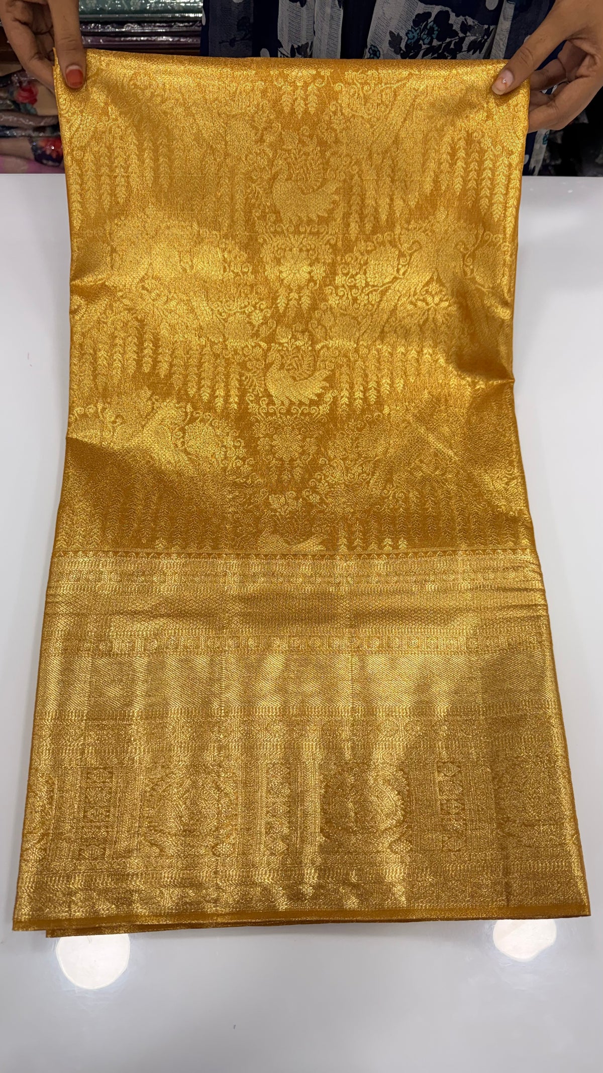 Bridal meenakari Pattu saree