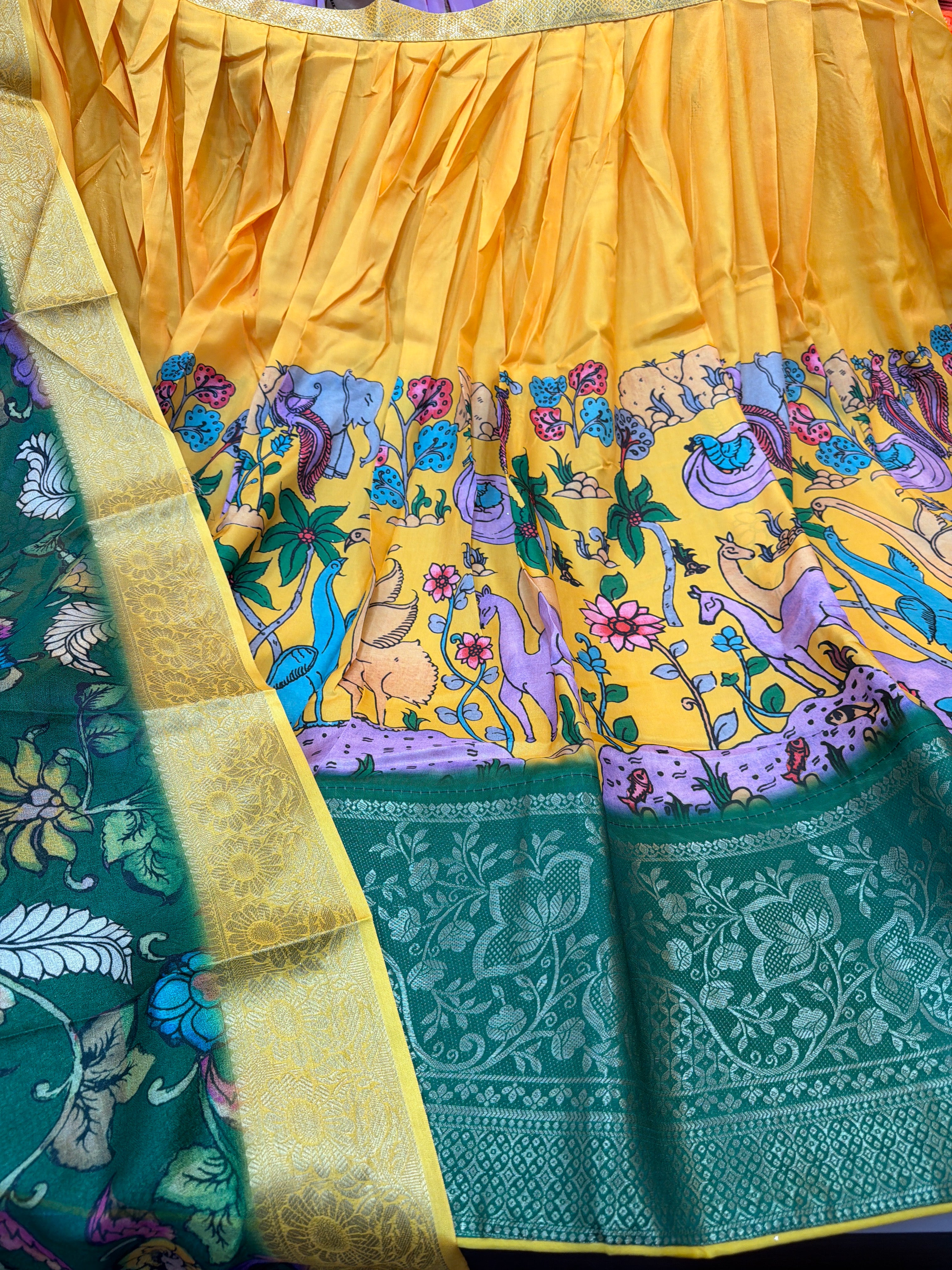 Kalamkari lehengas