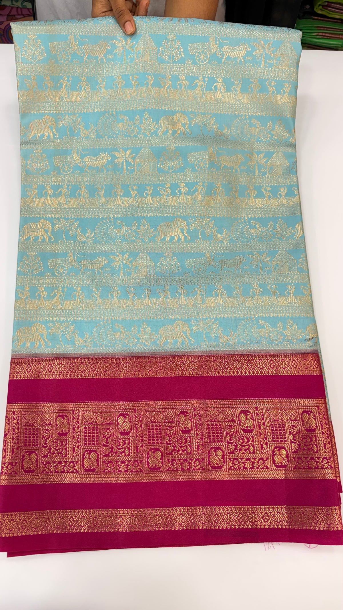 Bridal Meenakari sarees