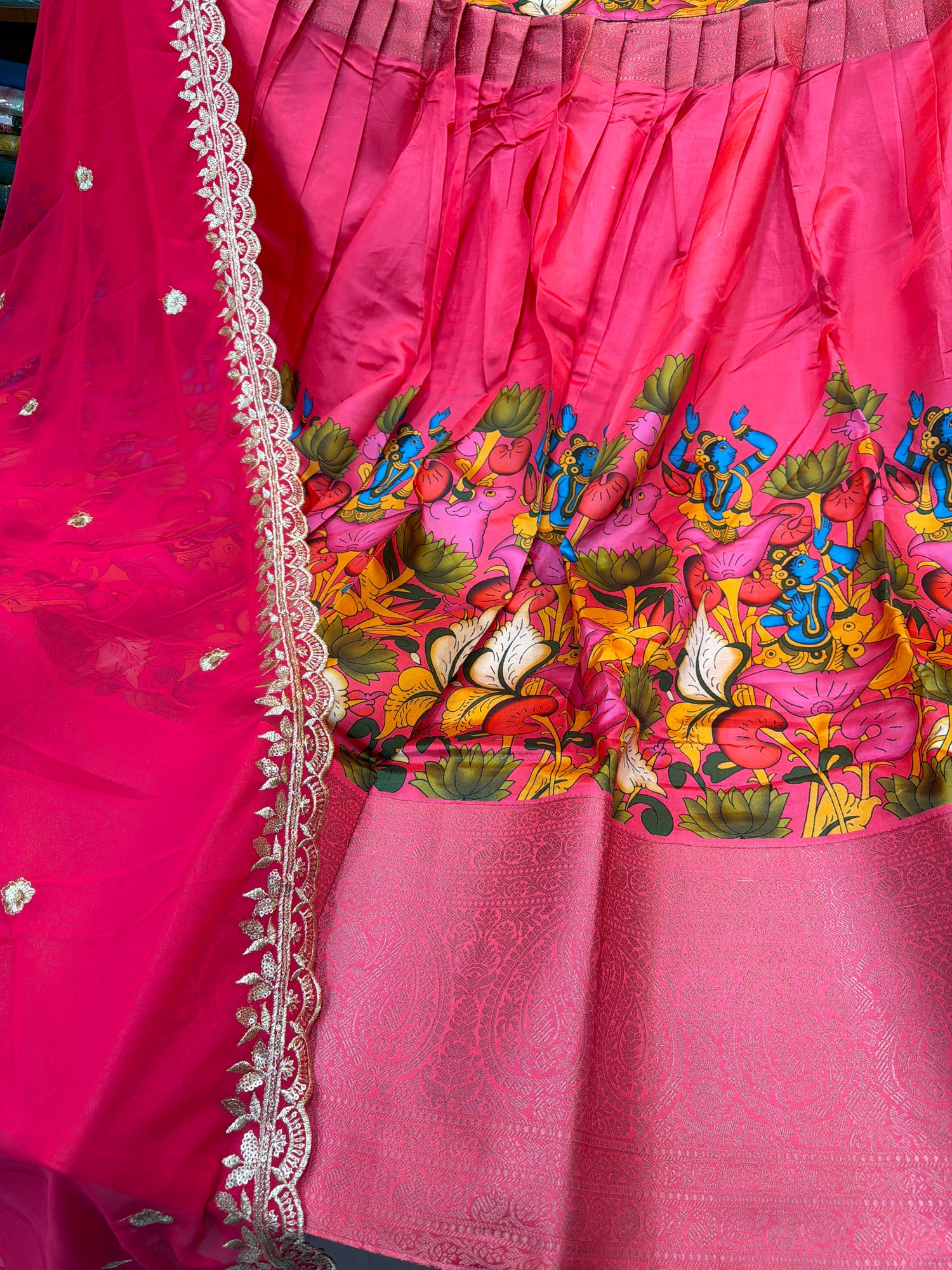 Kalamkari lehengas