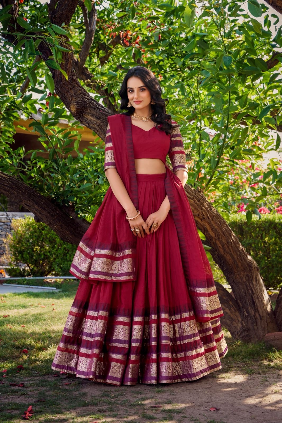 Chanderi Lehenga