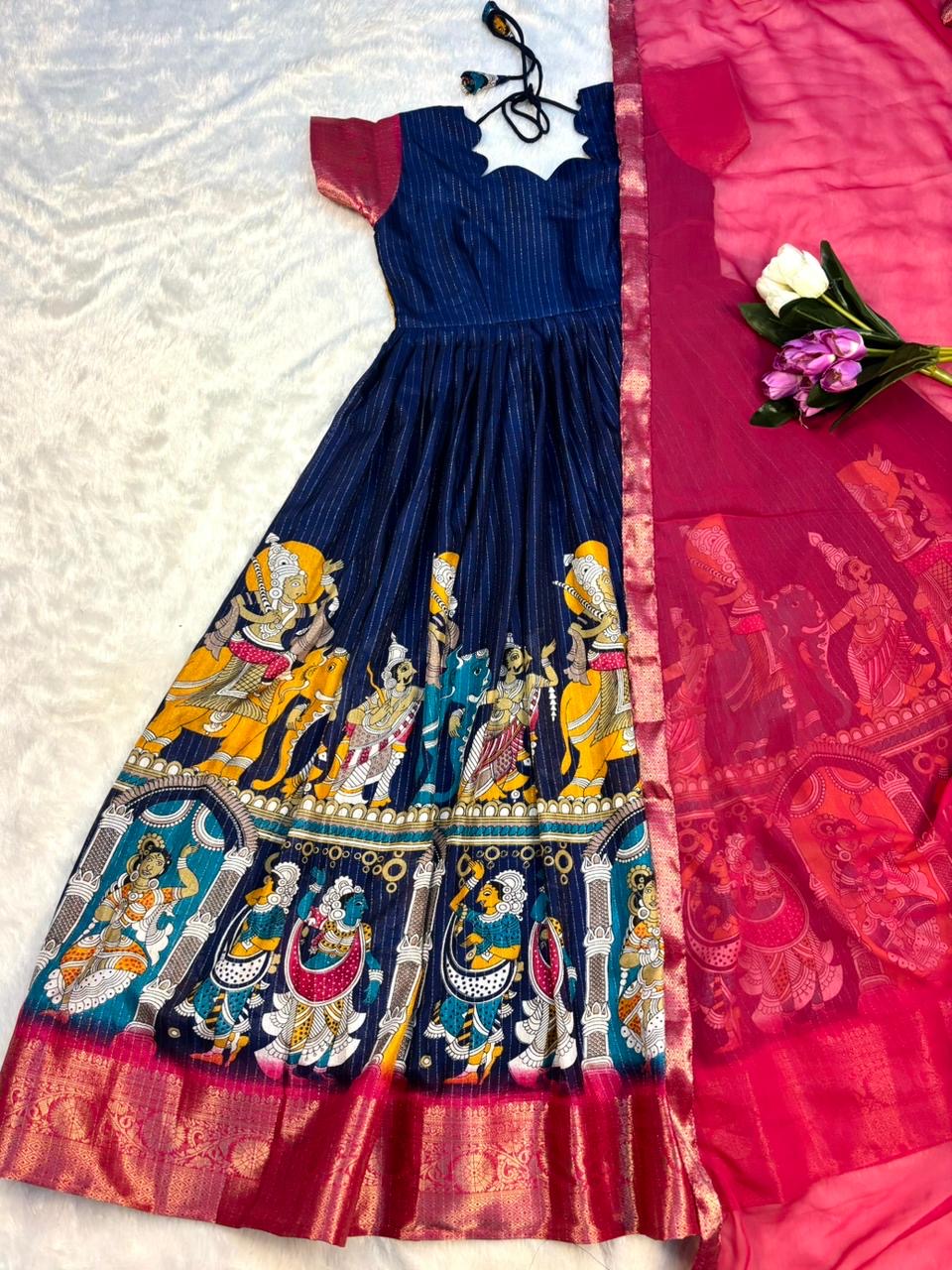 Frocks along with duppata