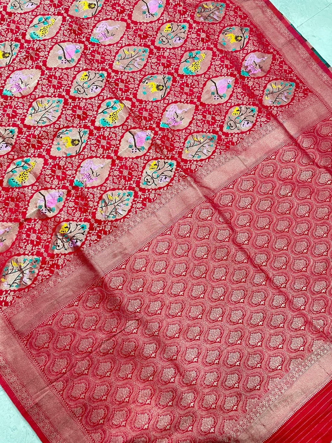 Premium quality Jungle theme Saree